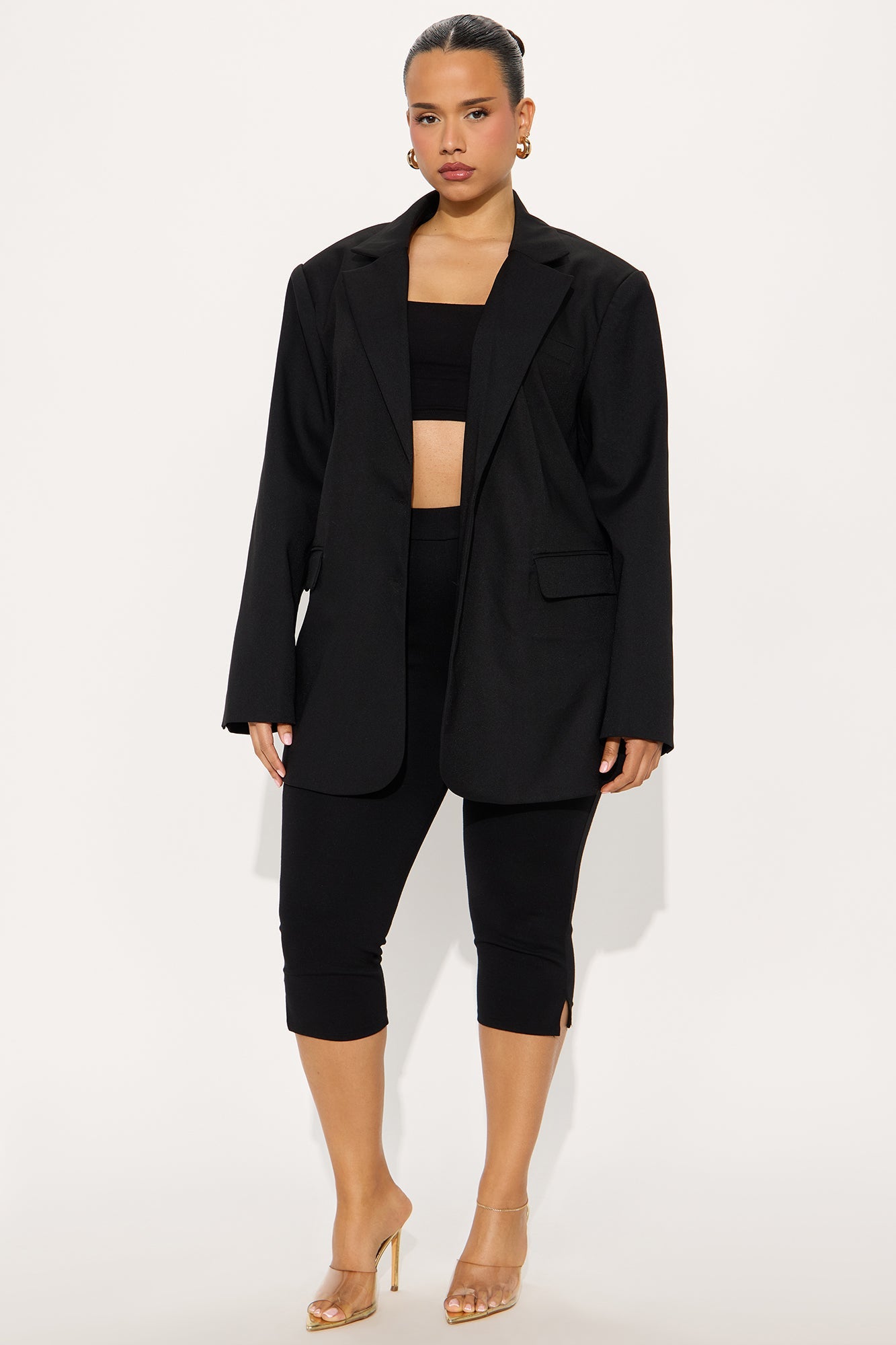 Jude Oversized Blazer - Black