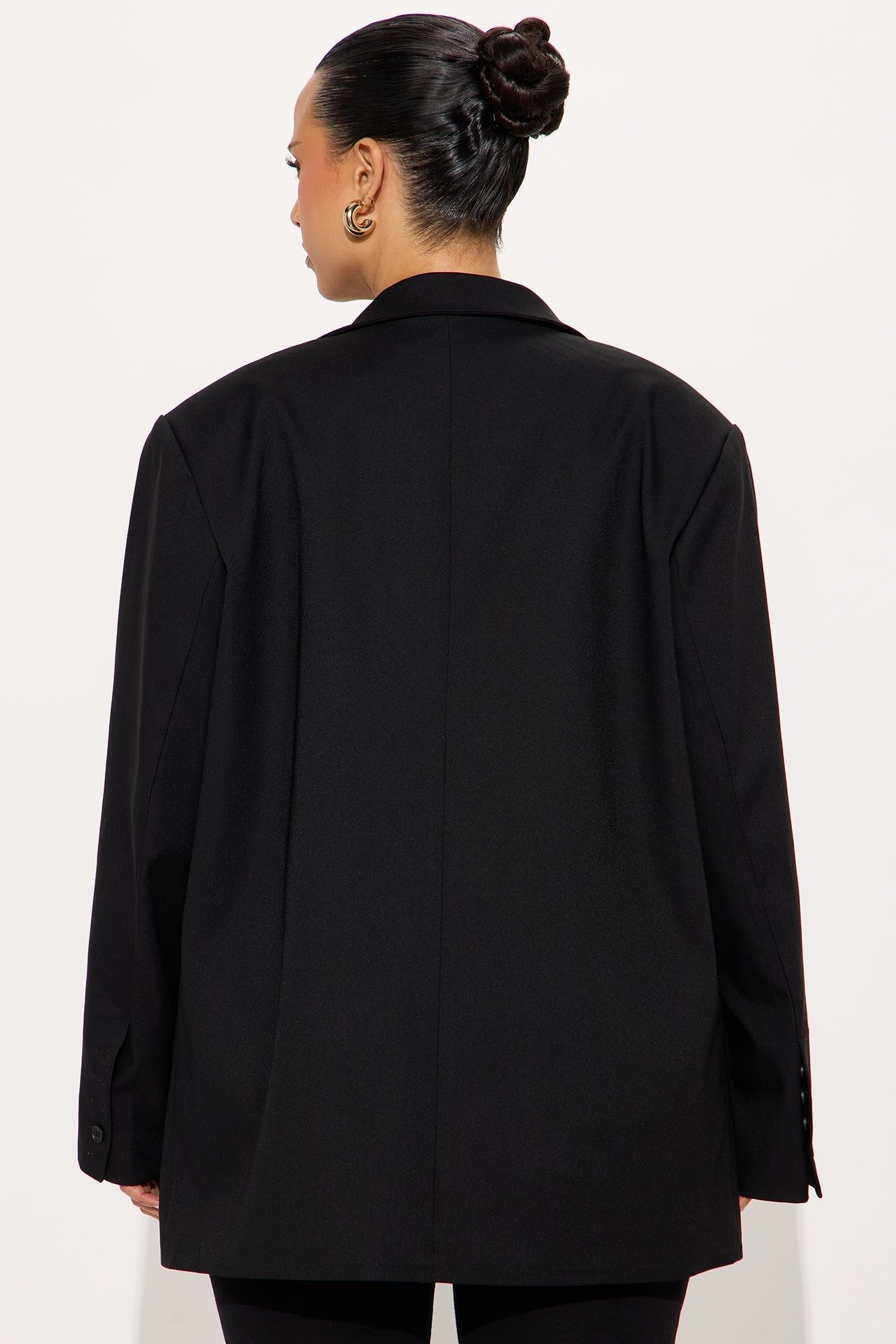 Jude Oversized Blazer - Black