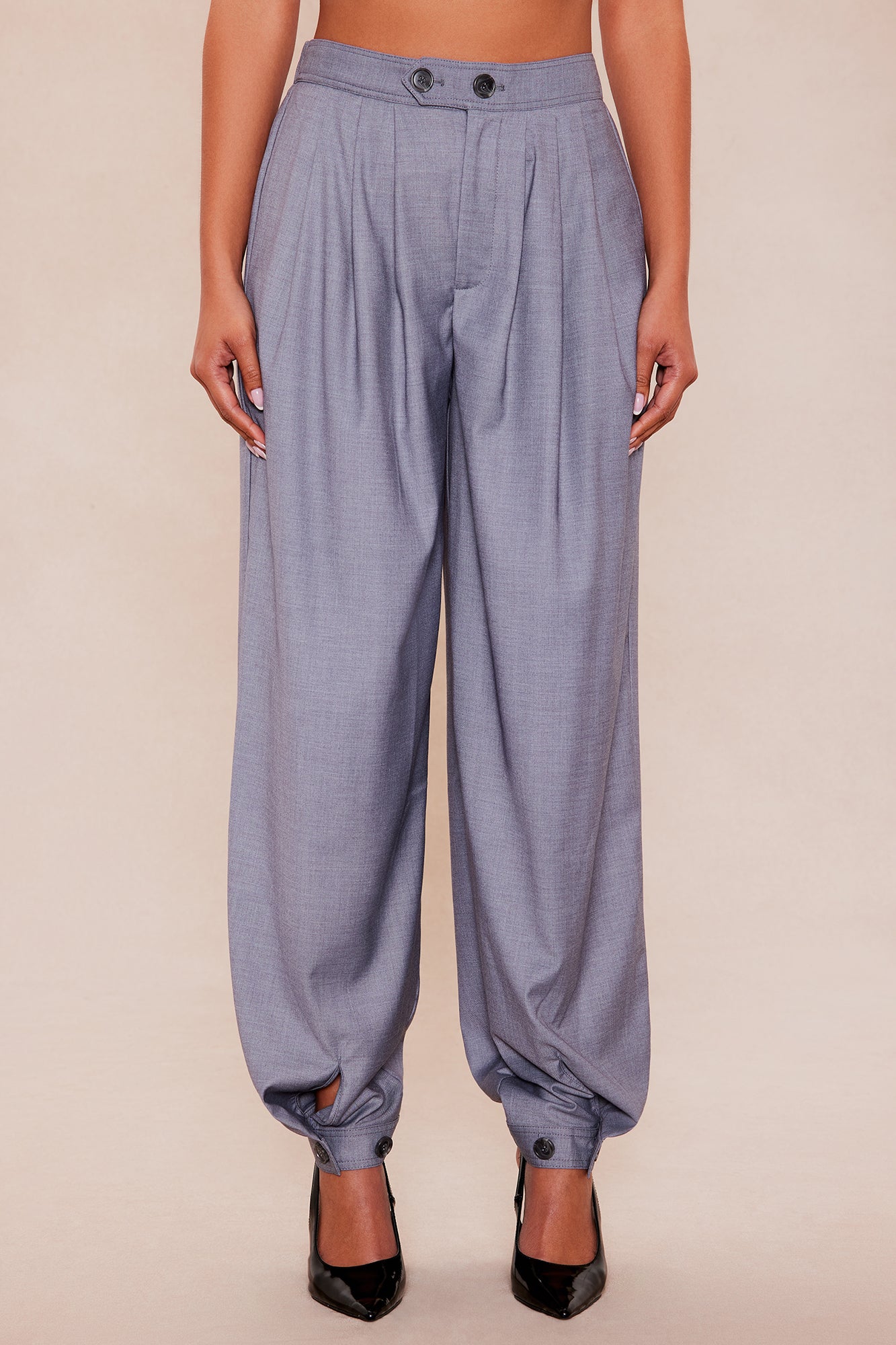 Power Moves Balloon Pant - Grey