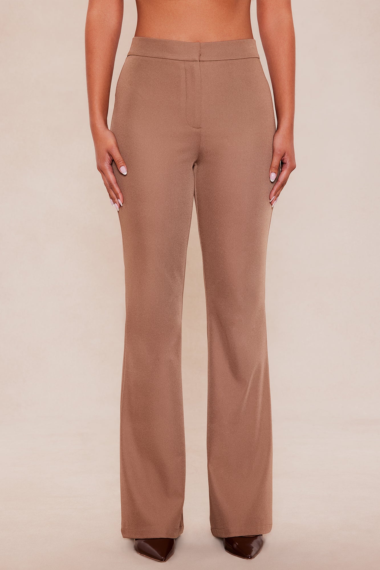 Raeline Tie Waist Blazer Pant Set - Coco