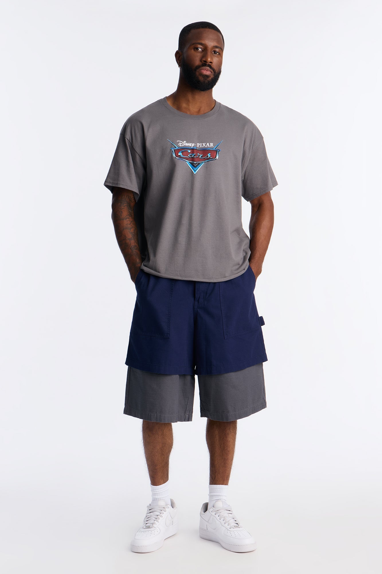 Nostrand Color Blocked Short Bottoms - Navy/combo