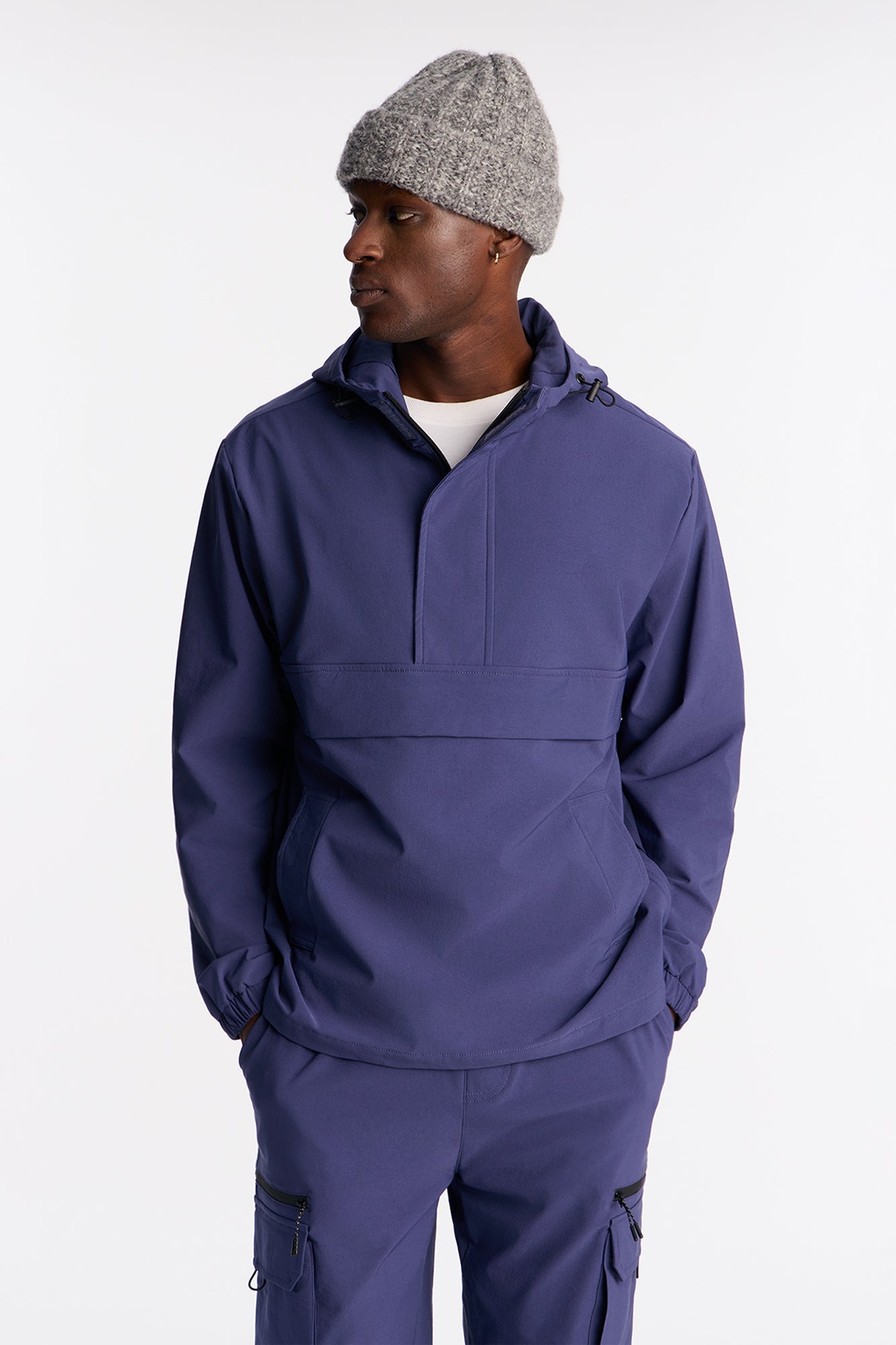 Desert Storm Pullover Anorak - Navy