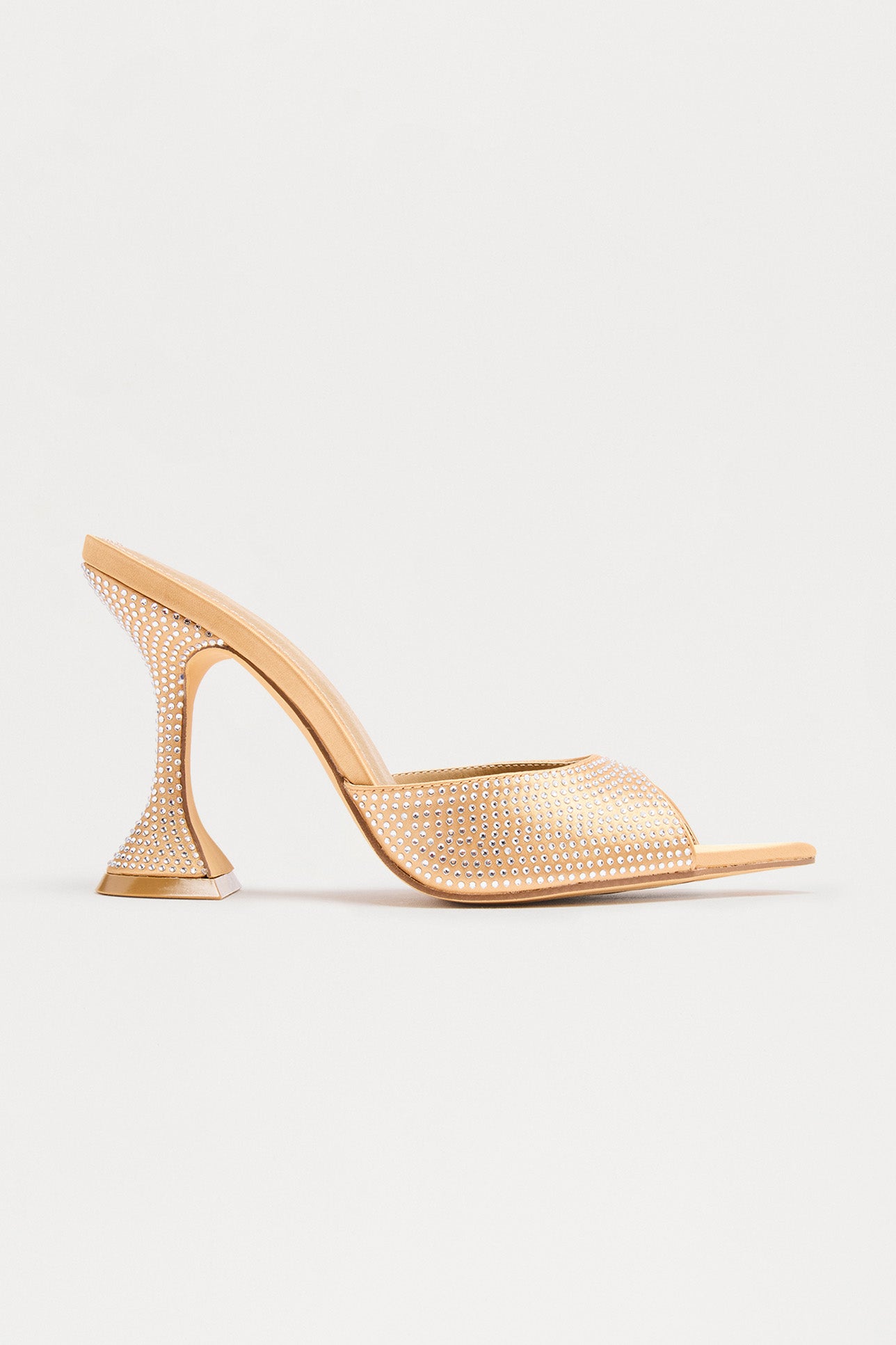 Kantey Rhinestone Heels - Gold