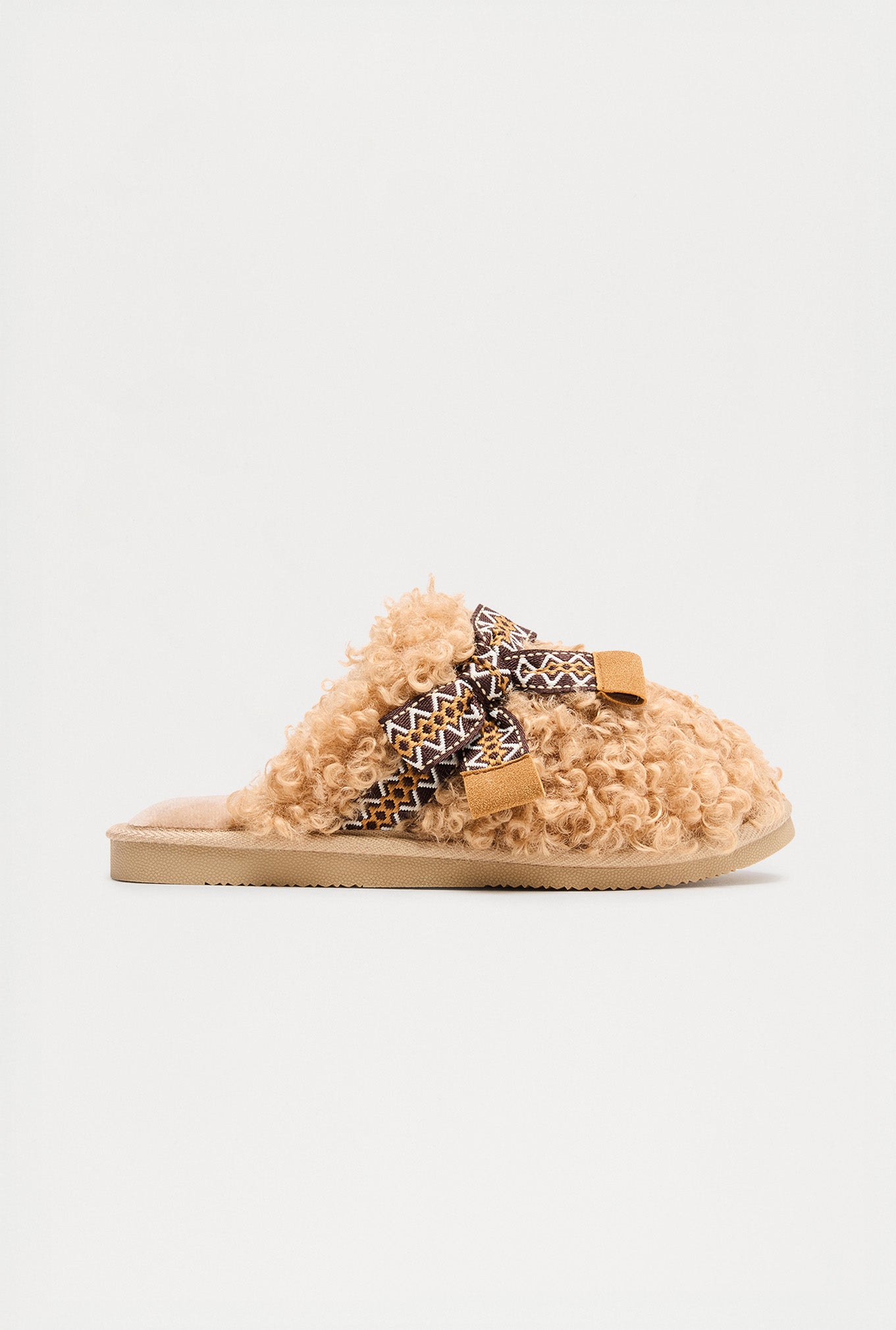 Biscotti Sherpa Slippers - Camel