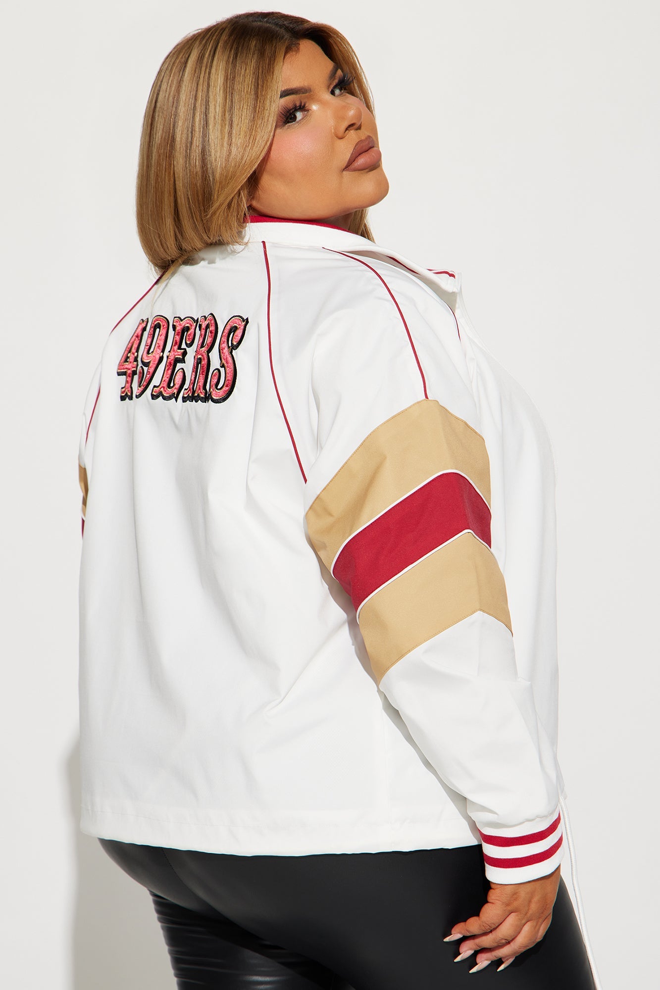 49ers Vintage Windbreaker - White