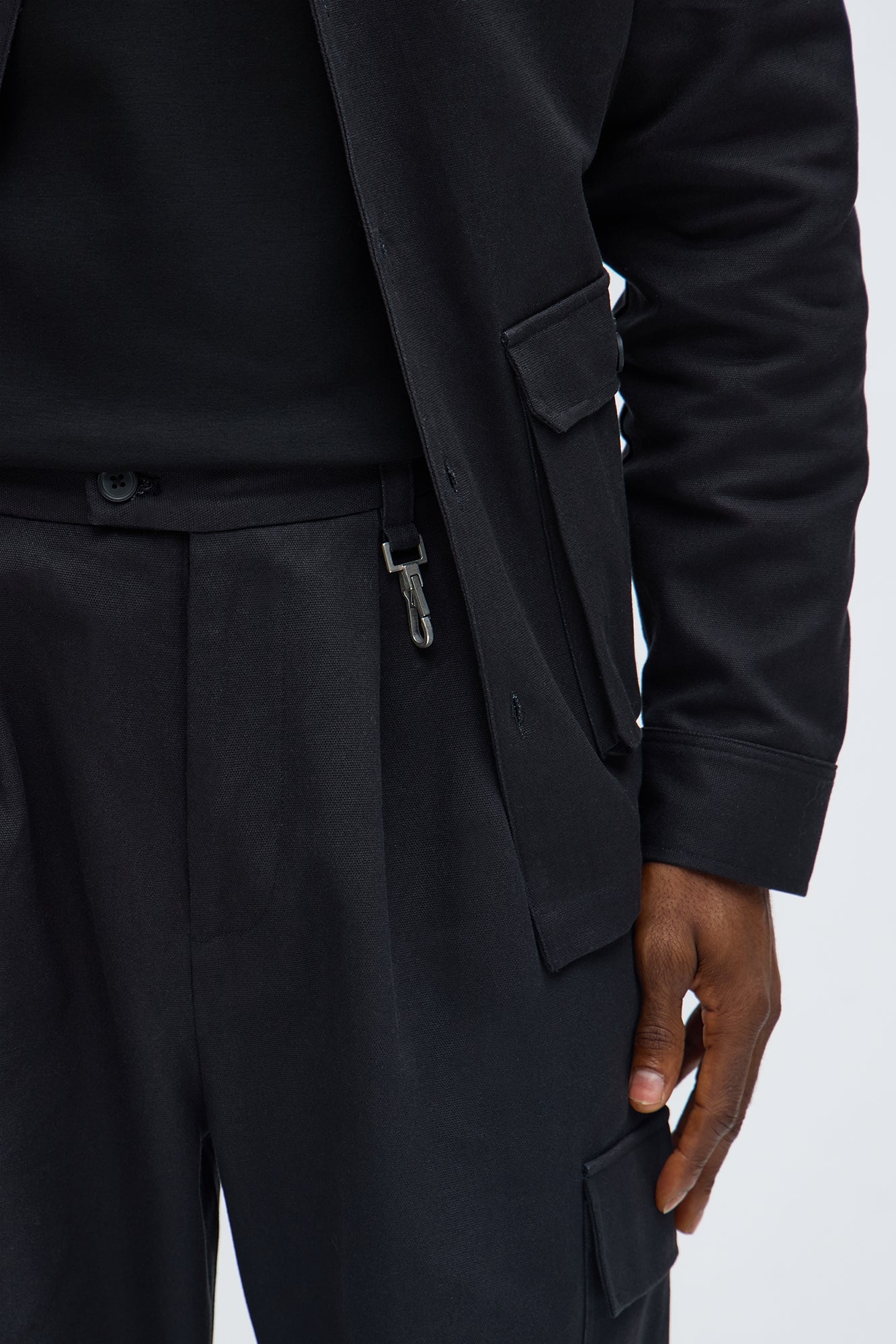 Baggy Fairfax Canvas Pant - Black