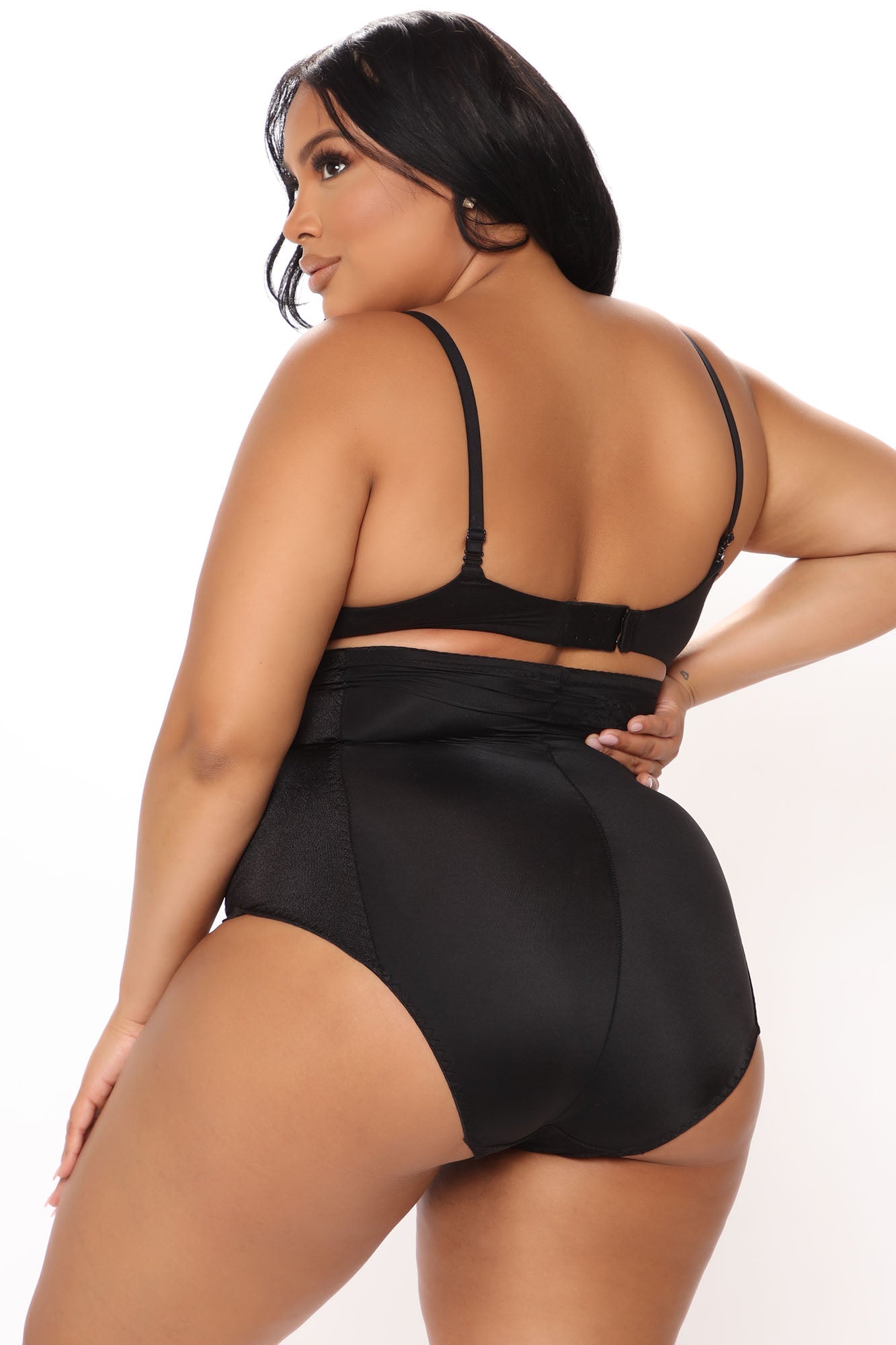 Ayesha High Waist Shaping Brief - Black