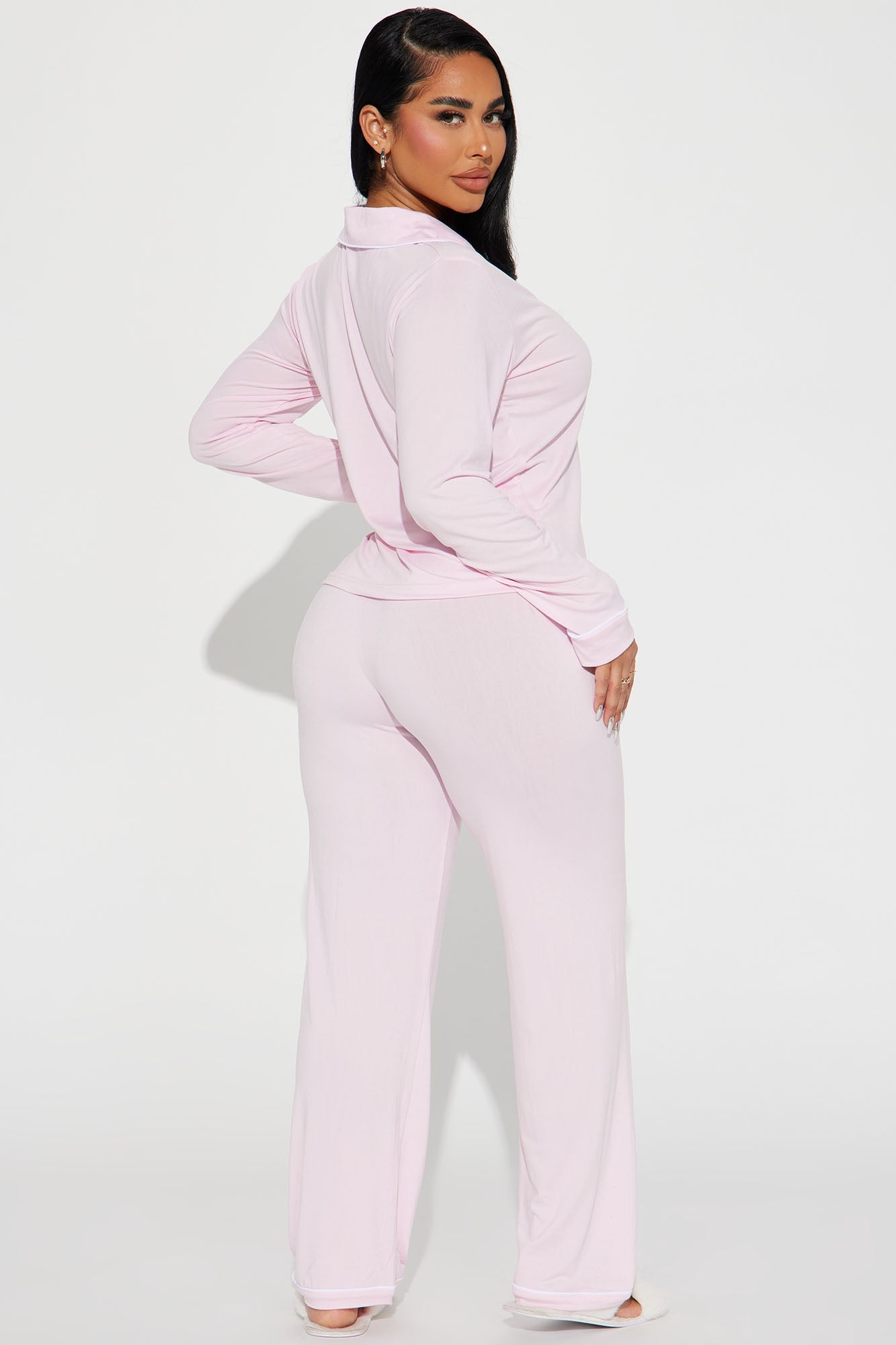 In The Morning PJ Pant Set - Pink