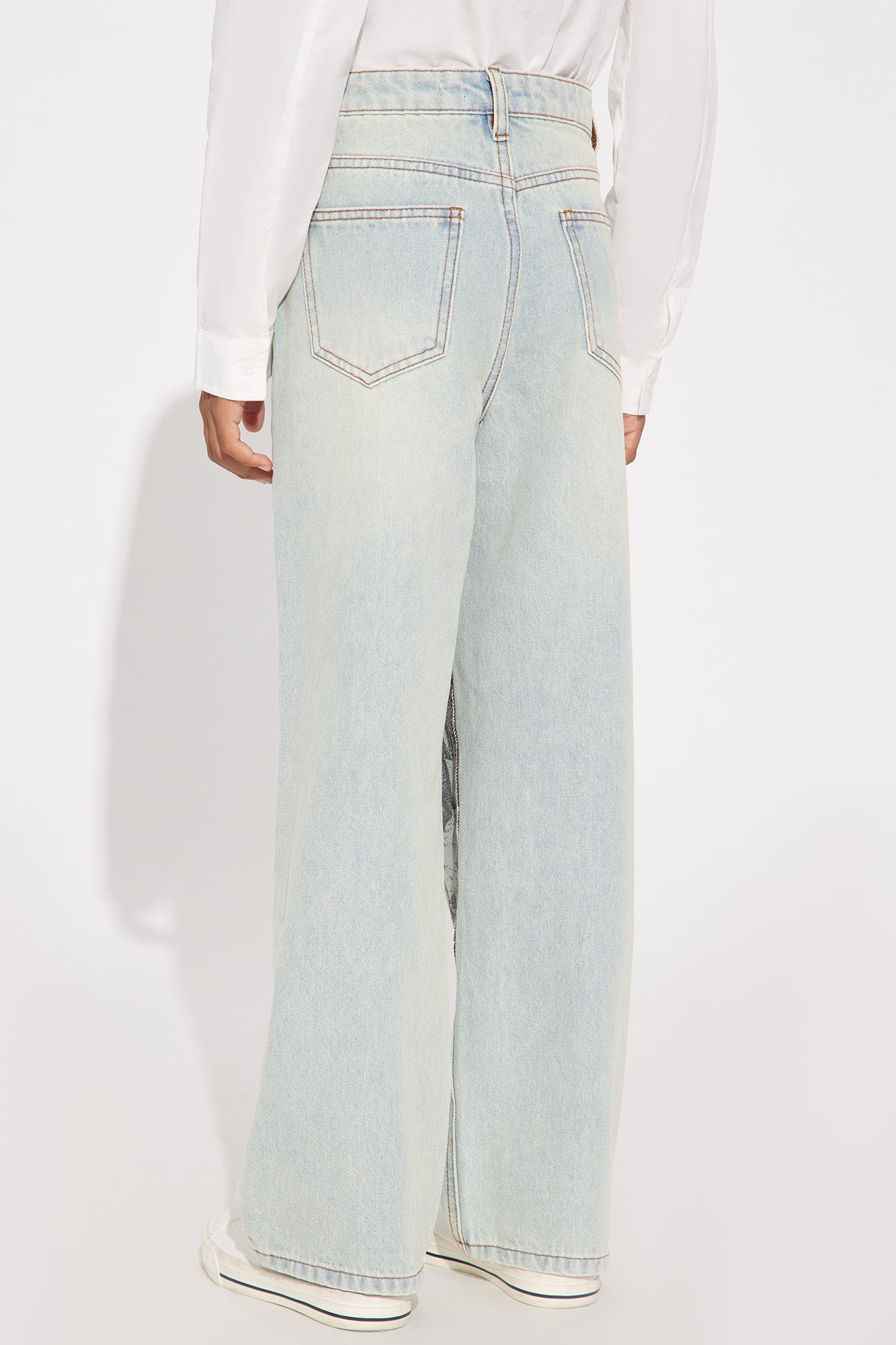 Mini Baggy Cowboy Hit Jean - Vintage Blue Wash