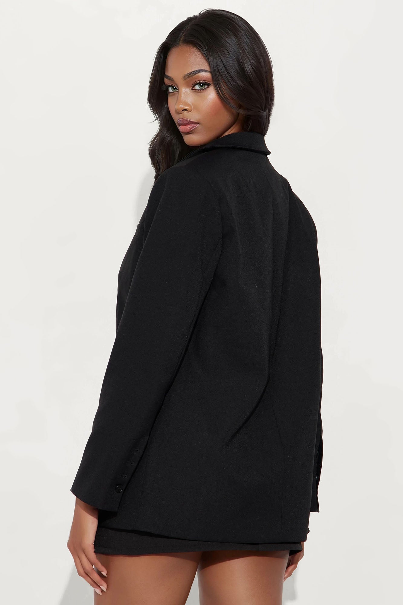 Jude Oversized Blazer - Black