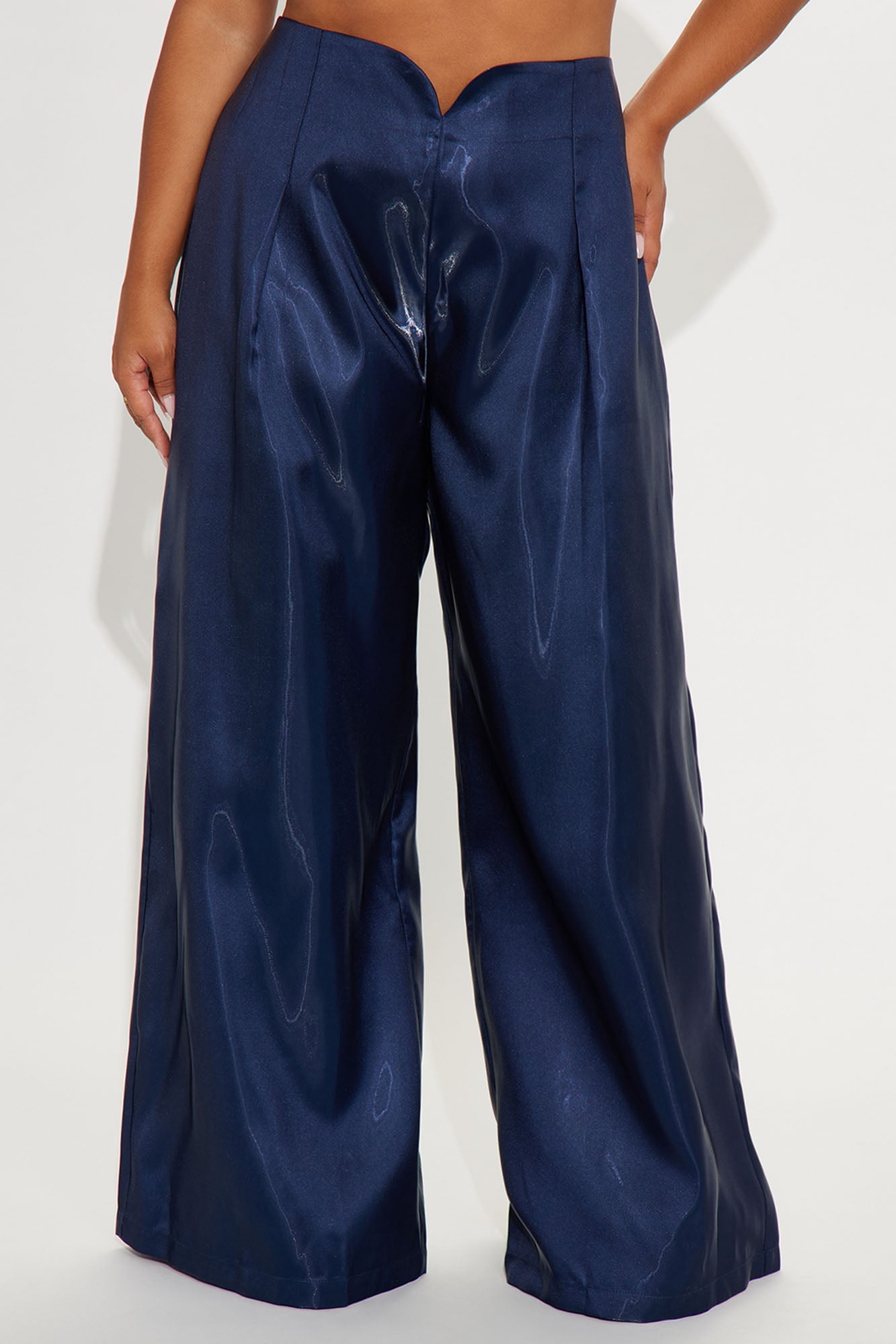 Rosey High Rise Wide Leg Pant 33″ - Royal