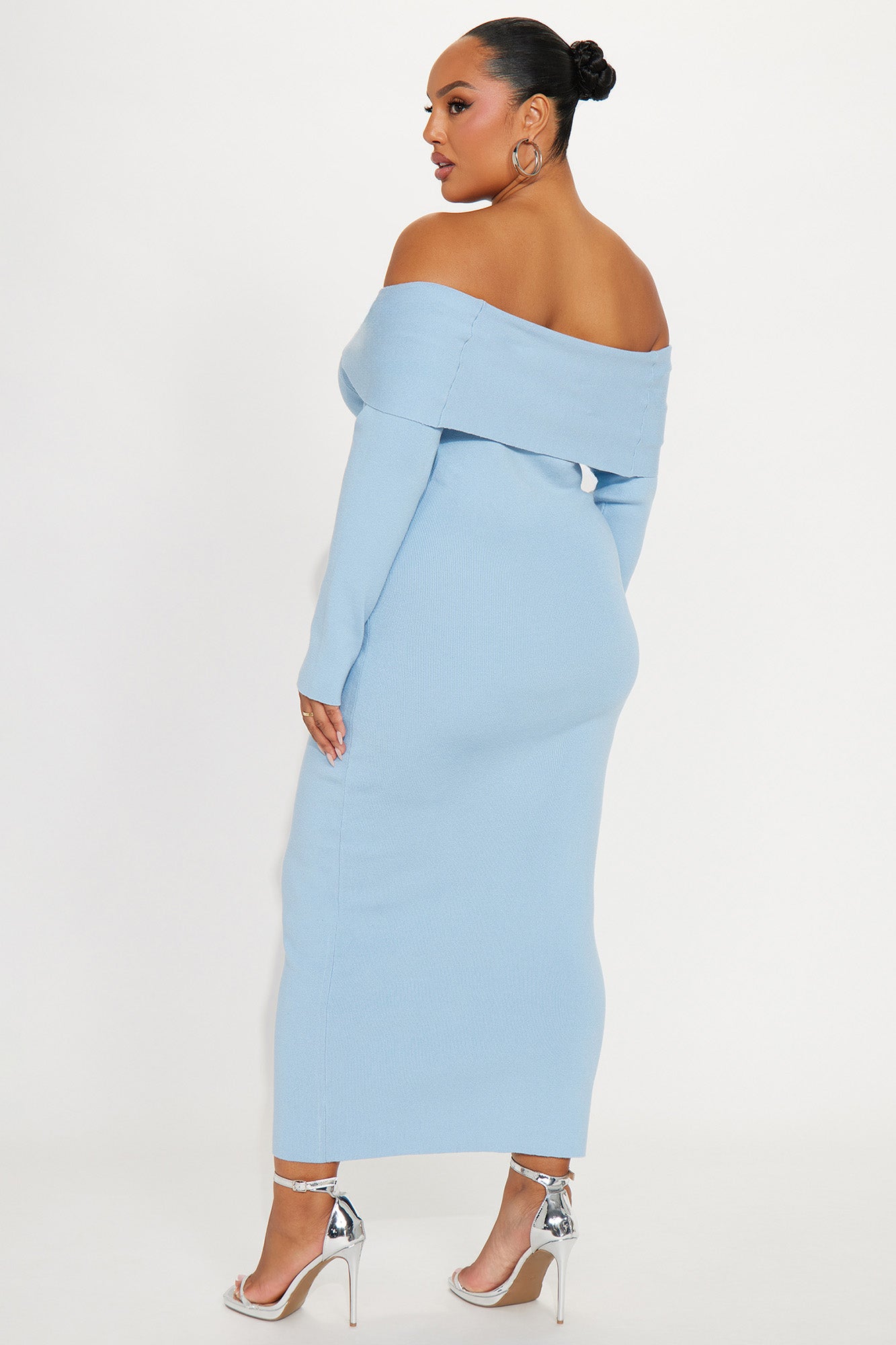Josie Sweater Midi Dress - Blue
