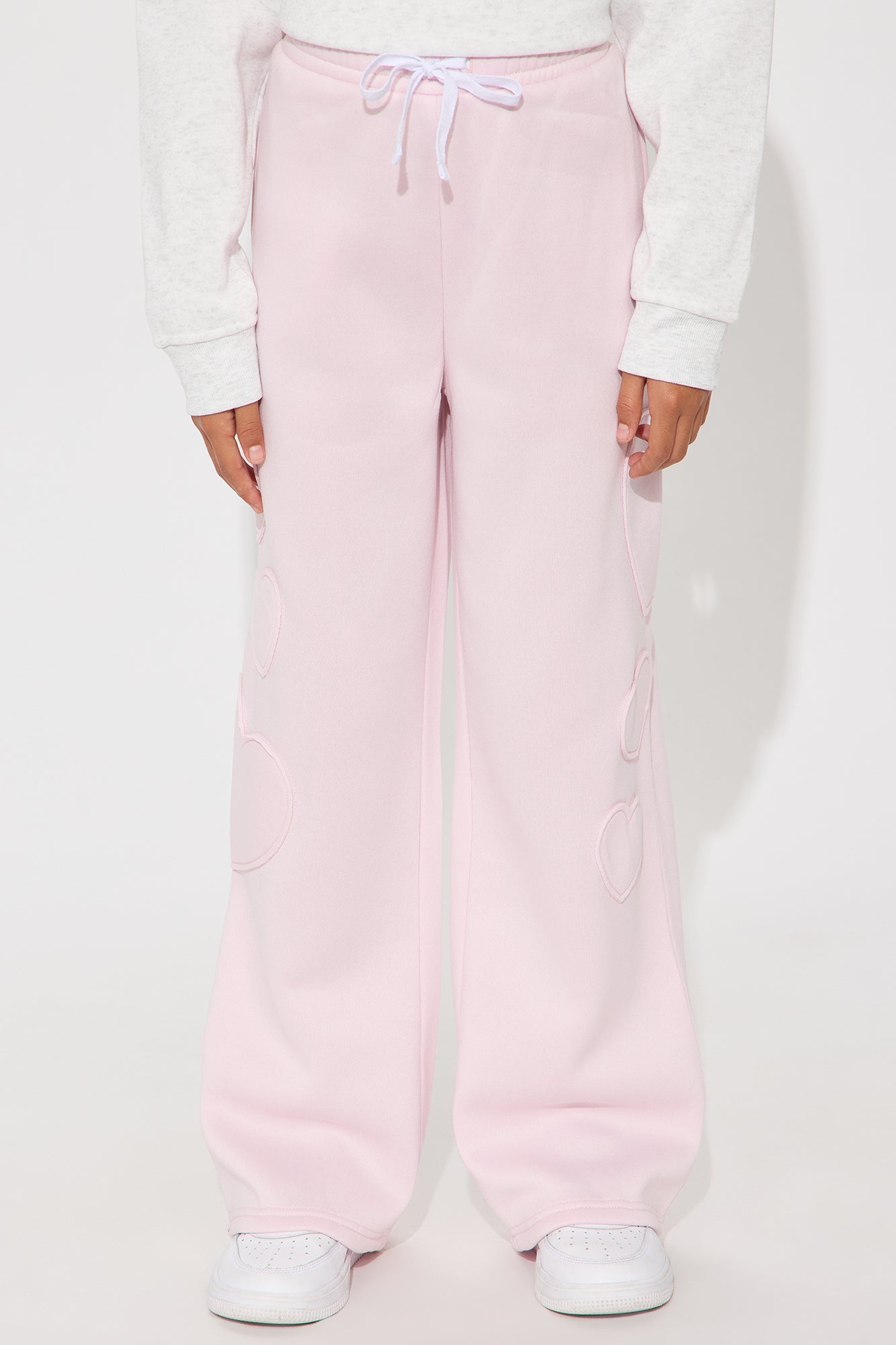 Mini Lots Of Love Wide Leg Pants - Light Pink