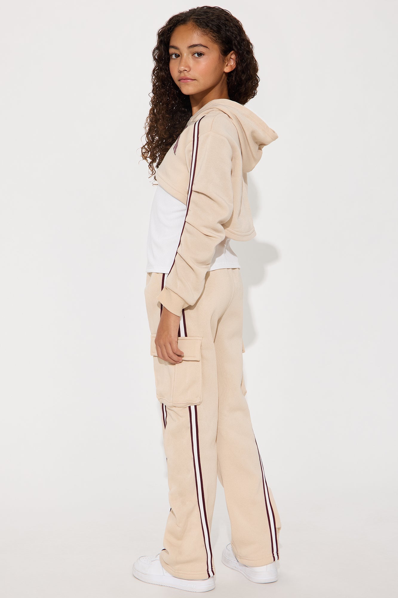 Mini Brooklyn Girl Pant Set - Khaki