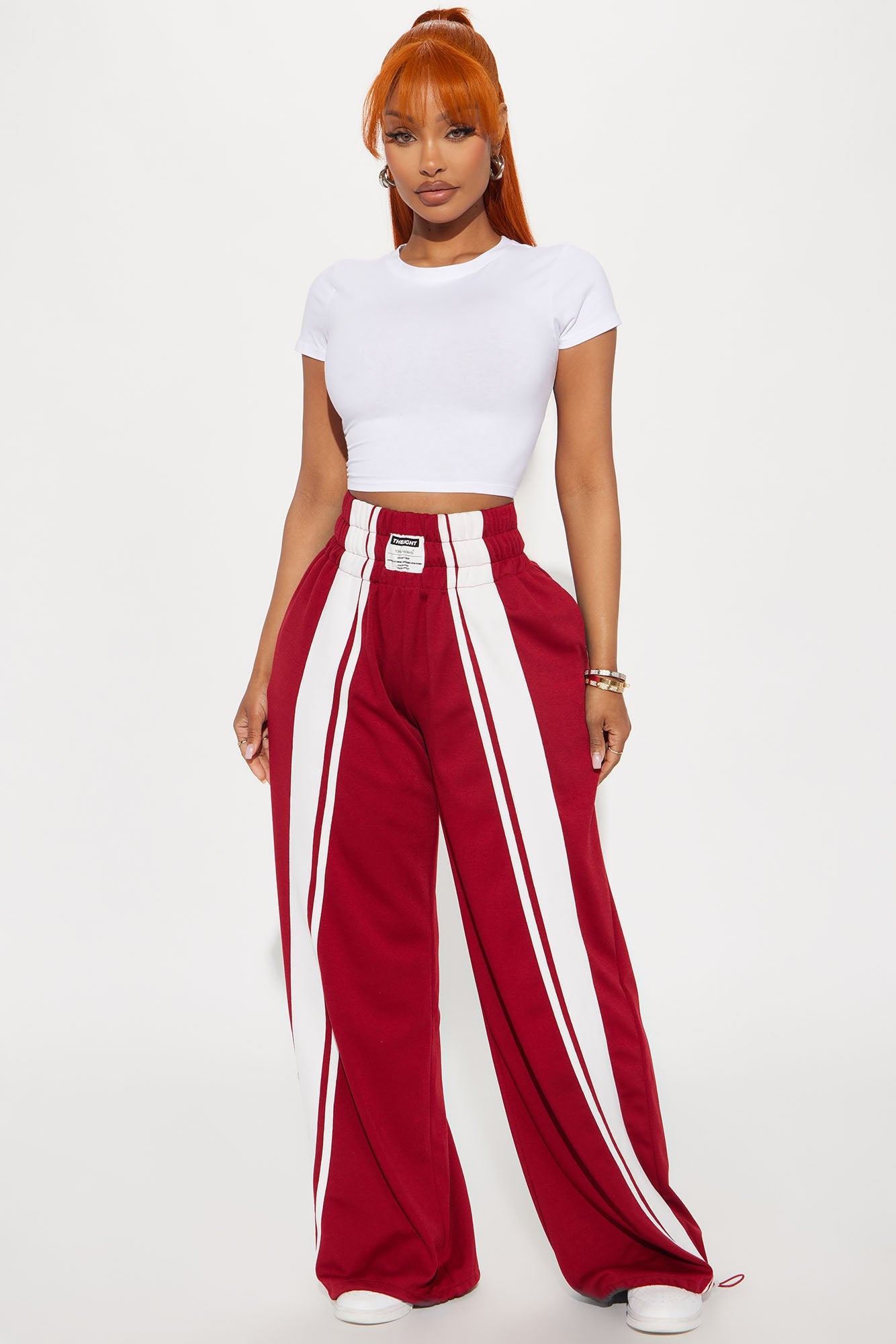 Leyla Boxer Pant - Burgundy