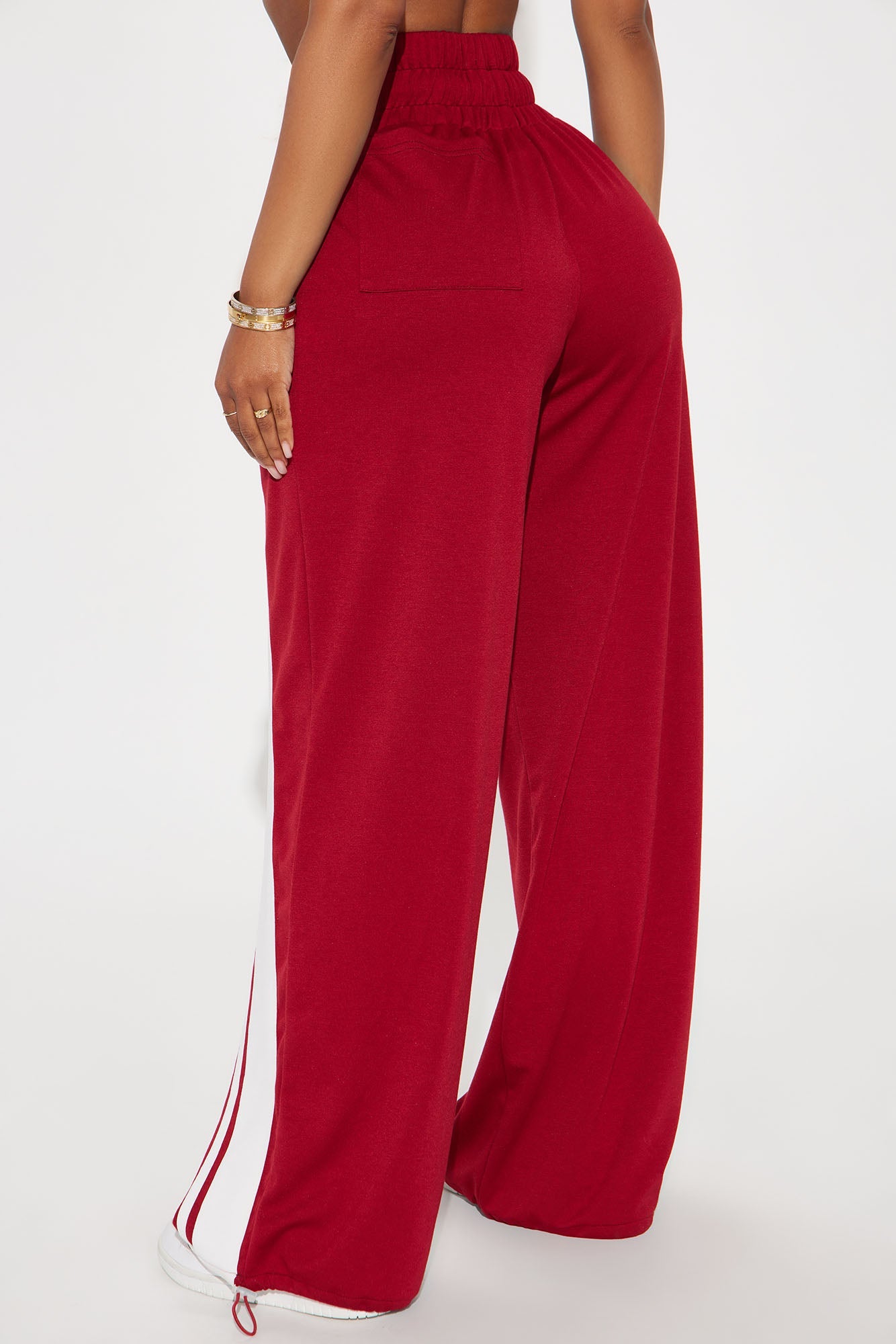 Leyla Boxer Pant - Burgundy