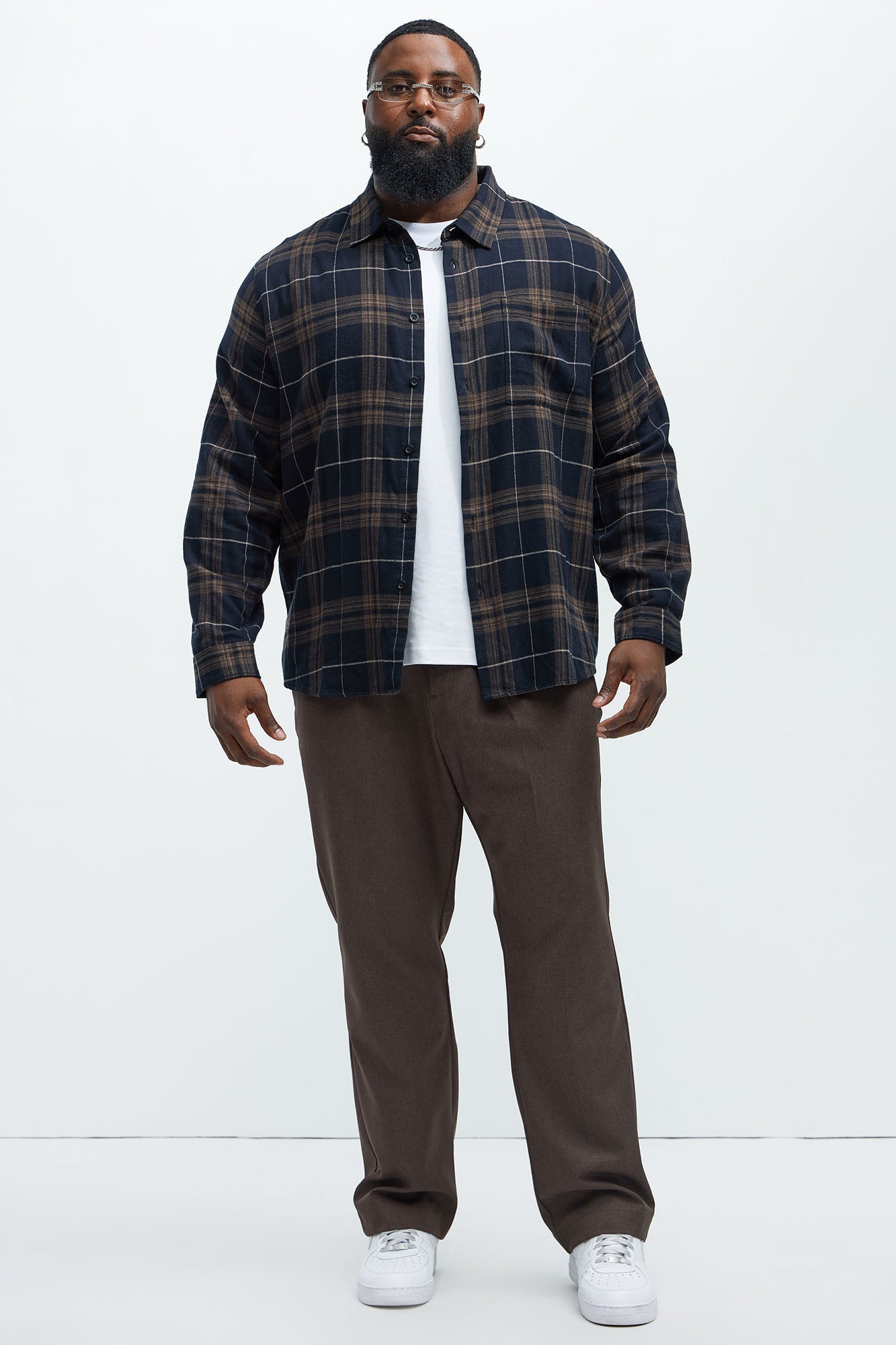 Sayward Flannel Shirt - Black/combo