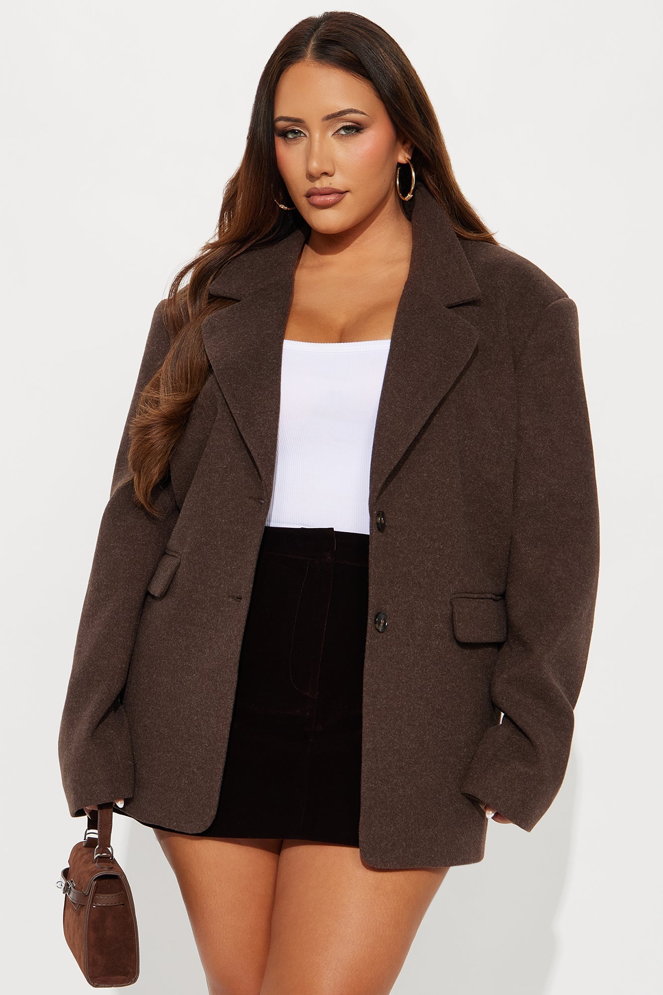 Old Money Moves Blazer - Dark Brown