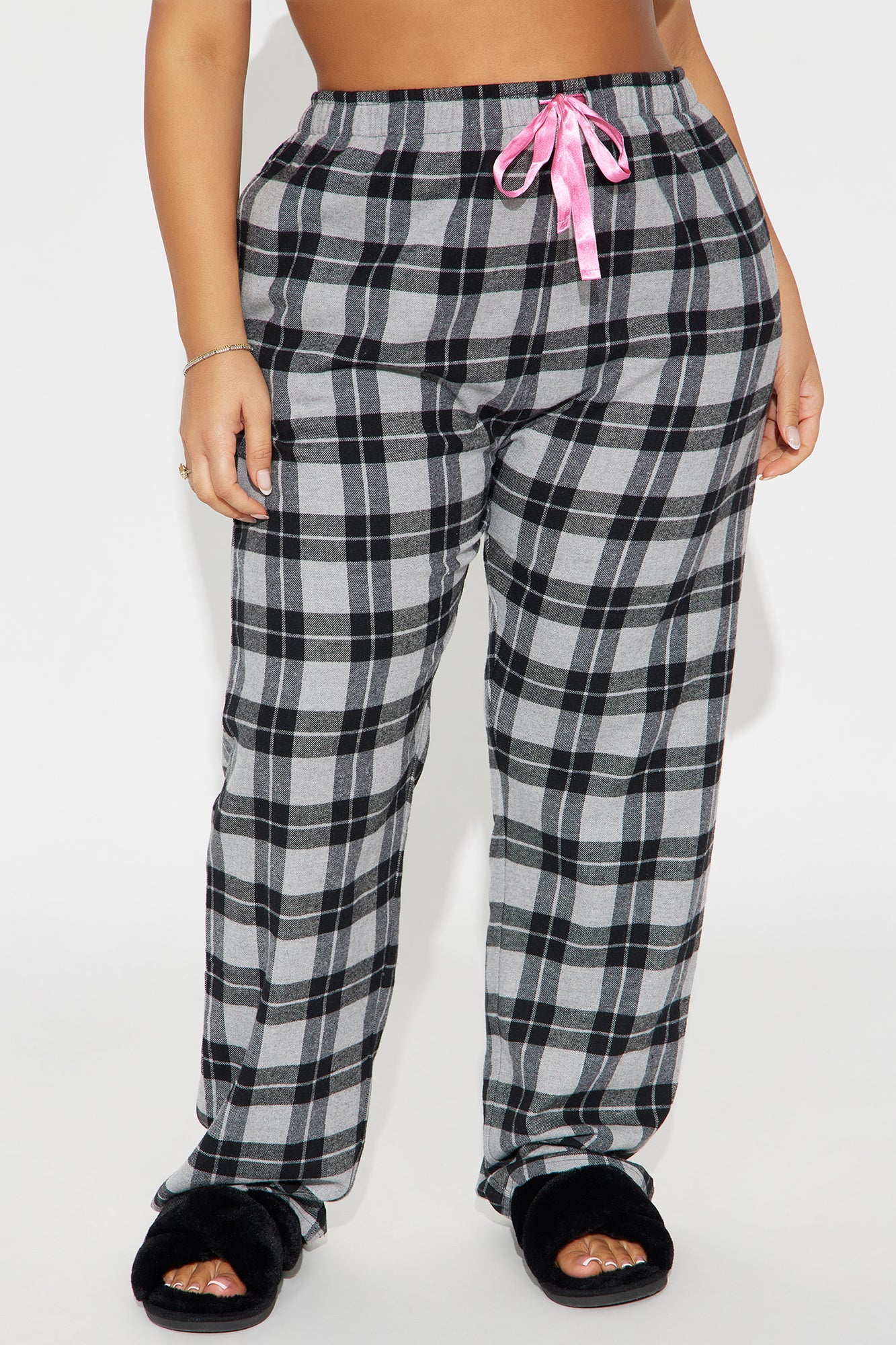 So Chill Flannel PJ Pants - Grey/combo