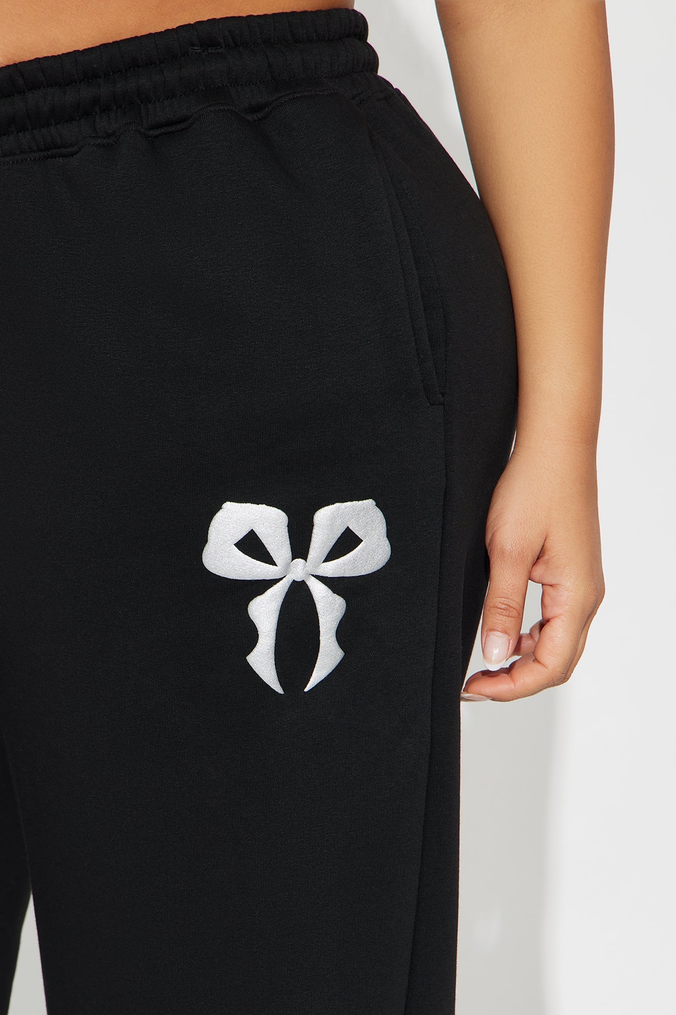 Coquette Season Fleece Pants - Black