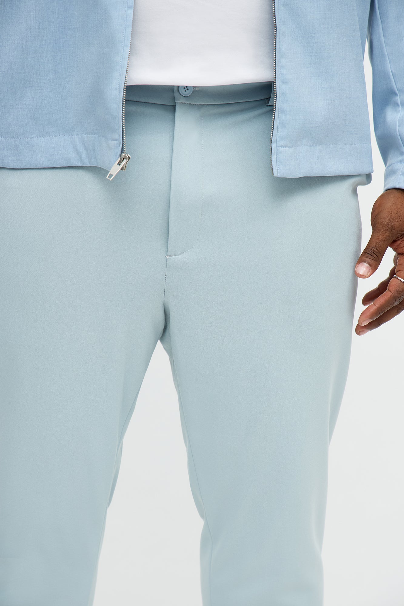 The Modern Stretch Slim Trouser - SkyBlue