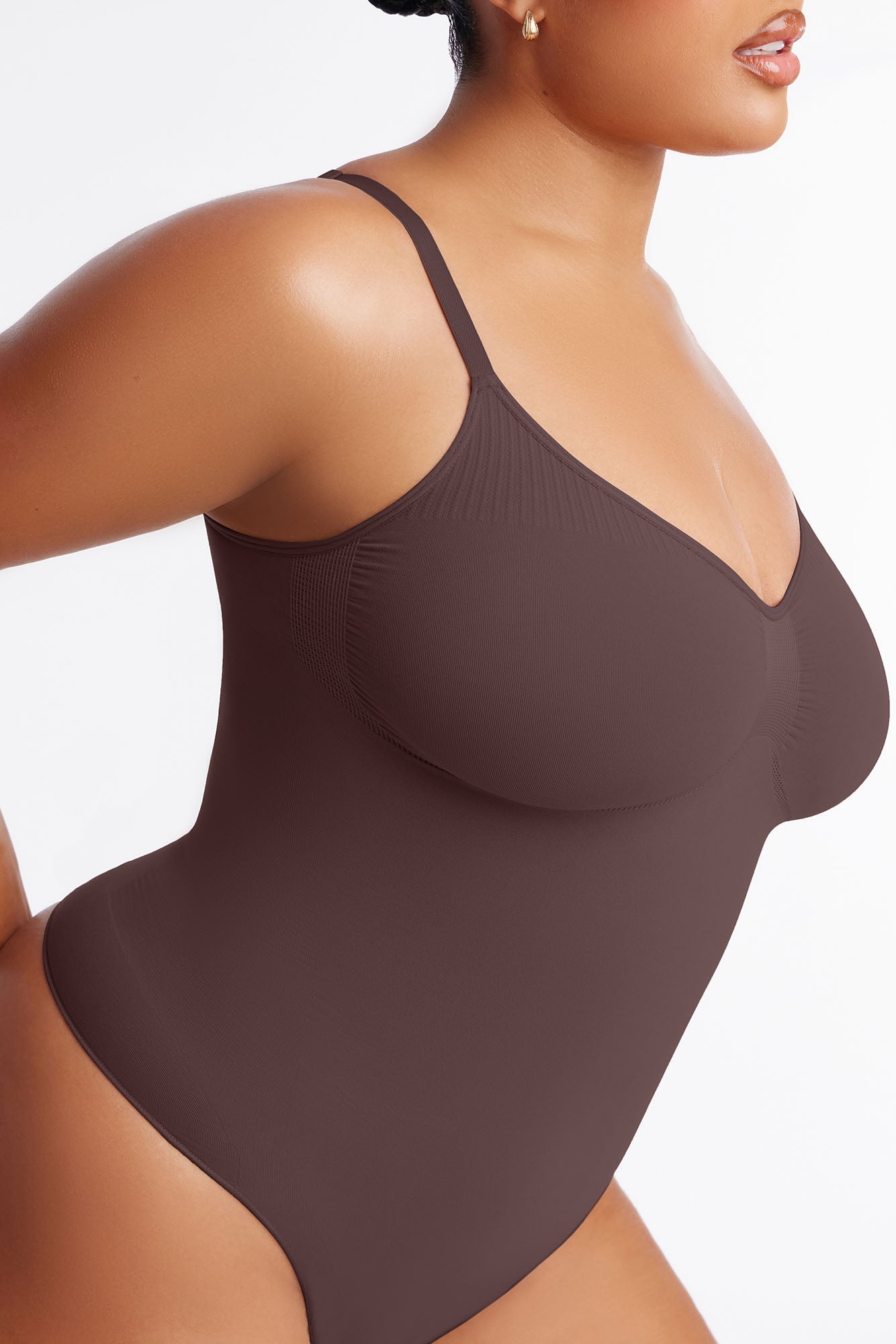 Nova Sculpt Seamless Strong Compression Thong Bodysuit - Coco