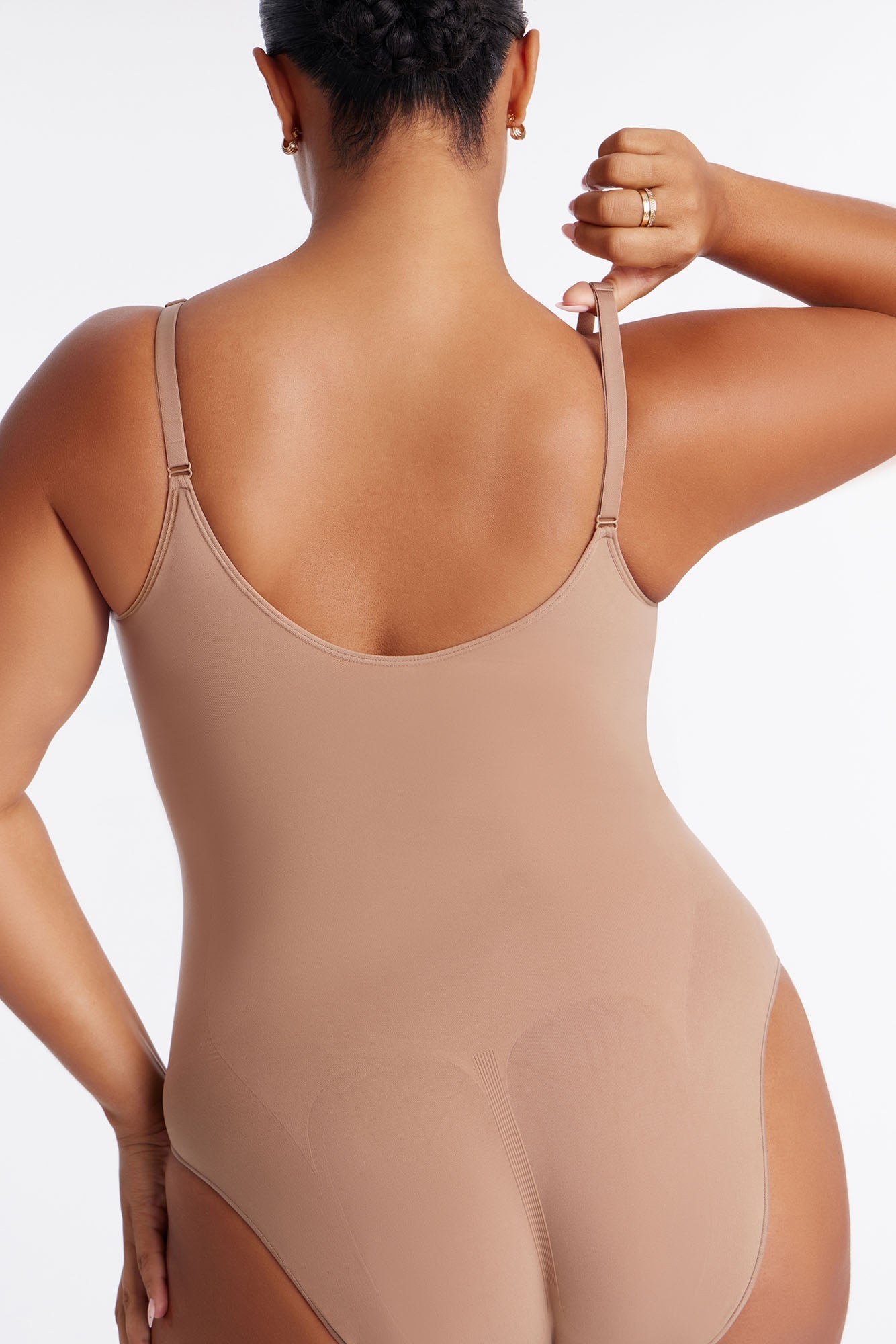 Nova Sculpt Seamless Strong Compression Brief Bodysuit - Nude