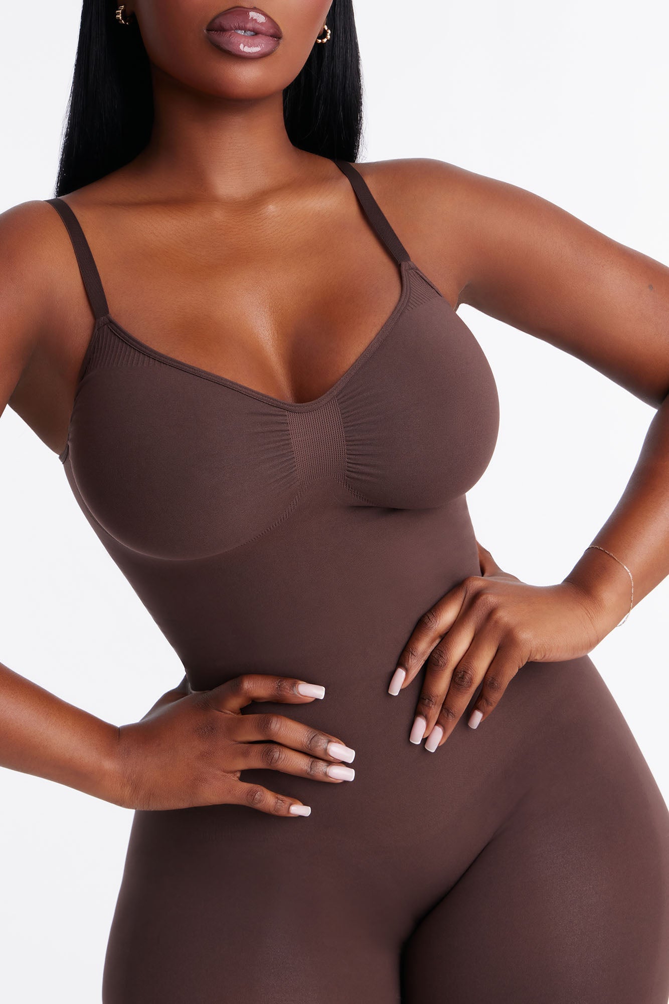 Nova Sculpt Seamless Strong Compression Thigh Shaping Bodysuit - Coco