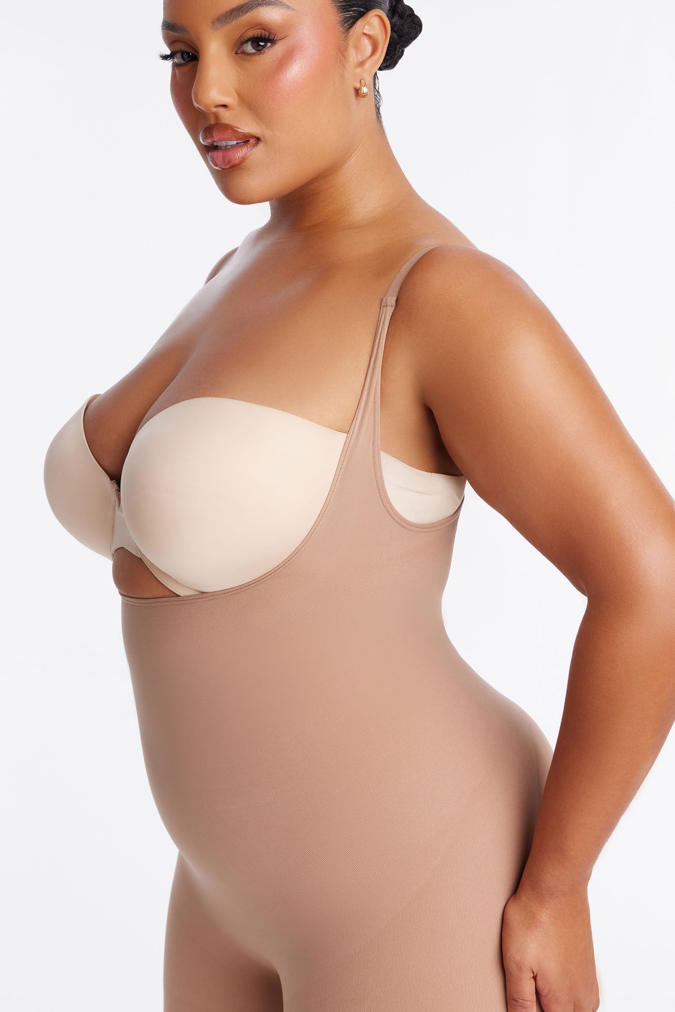 Nova Sculpt Seamless Strong Compression Butt Lifting Bodysuit - Nude