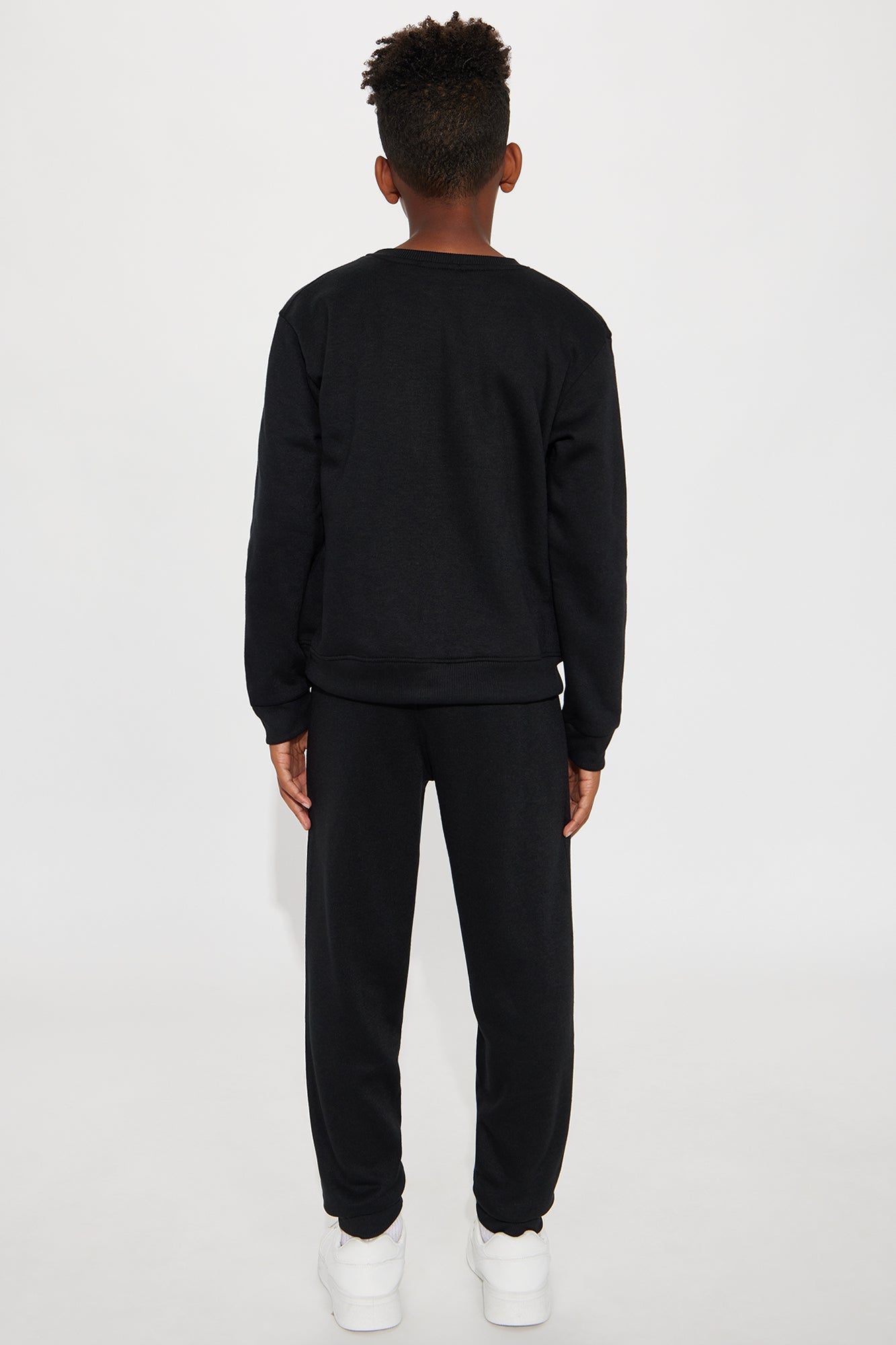 Mini Rich Jogger Pant Set - Black