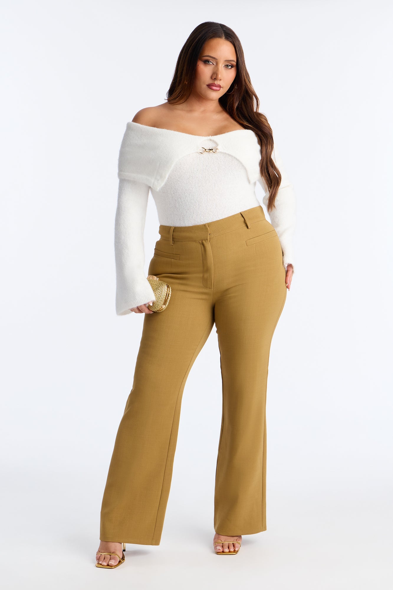 Deal Breaker Flare Leg Pant 32″ - Mustard