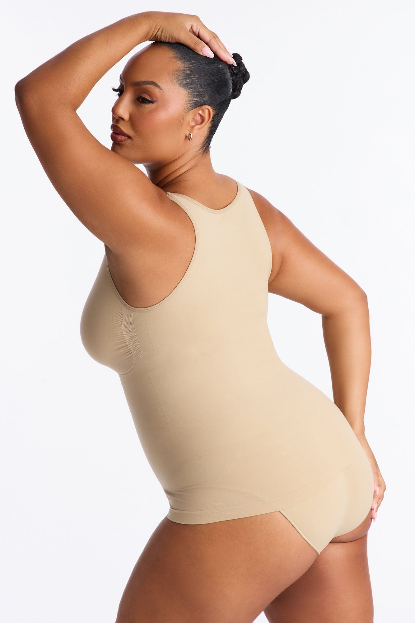 Nova Sculpt Seamless Strong Compression Shaping Tank - Sand