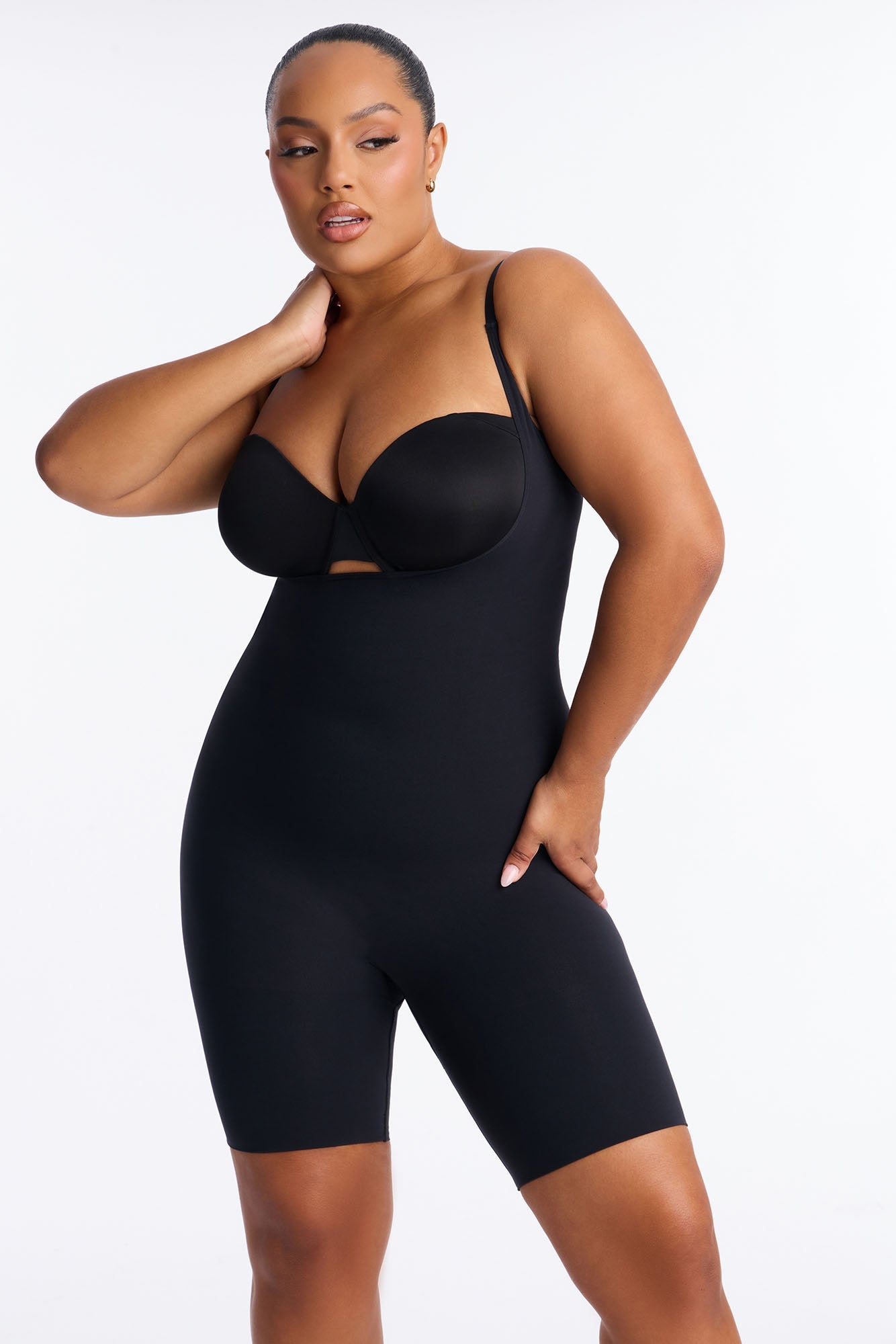 Nova Sculpt Seamless Strong Compression Butt Lifting Bodysuit - Black