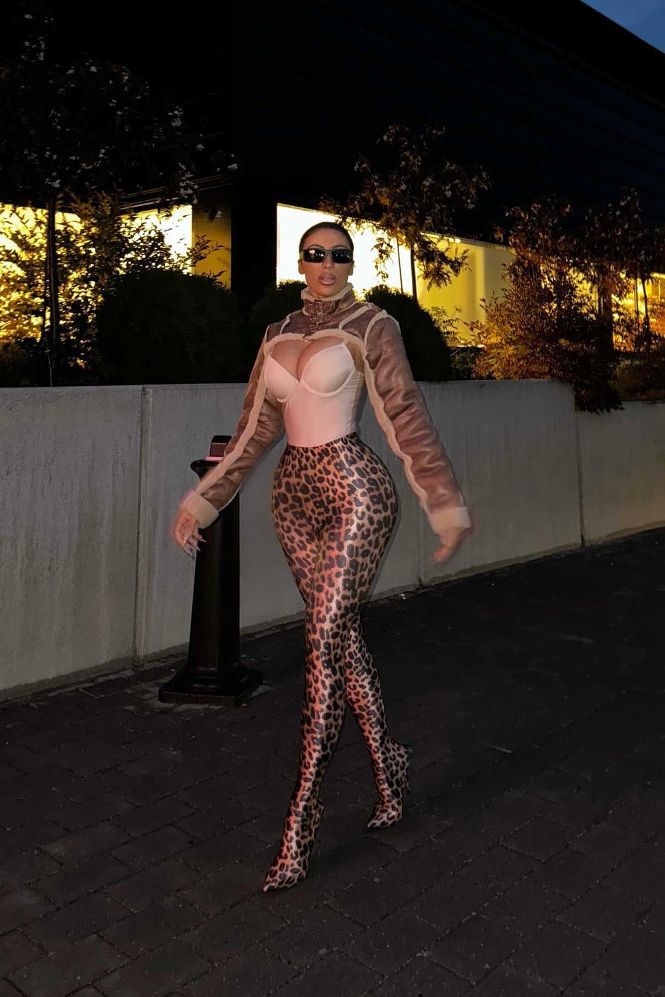 Forever So Extra Pant Boots - Leopard