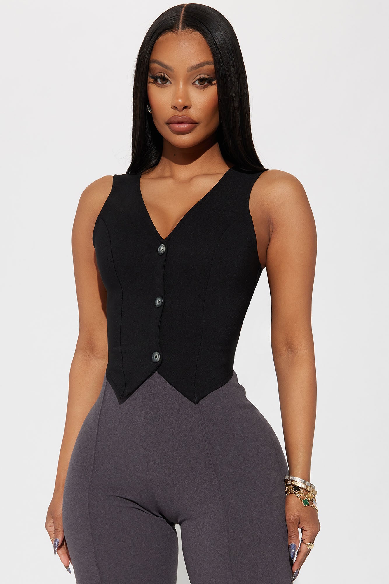 All Around Vest Top - Black