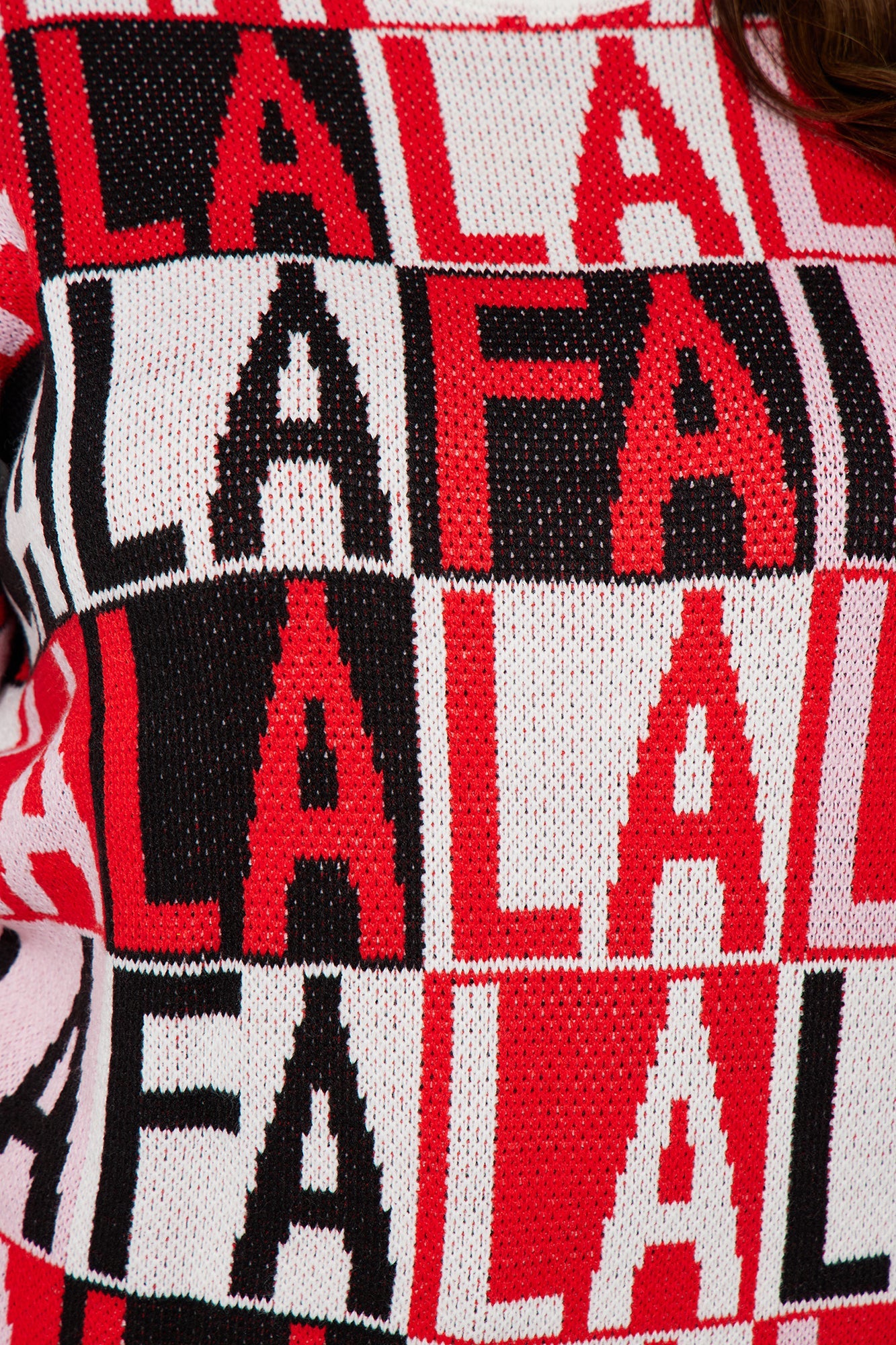 Fa La La Sweater - Red/combo