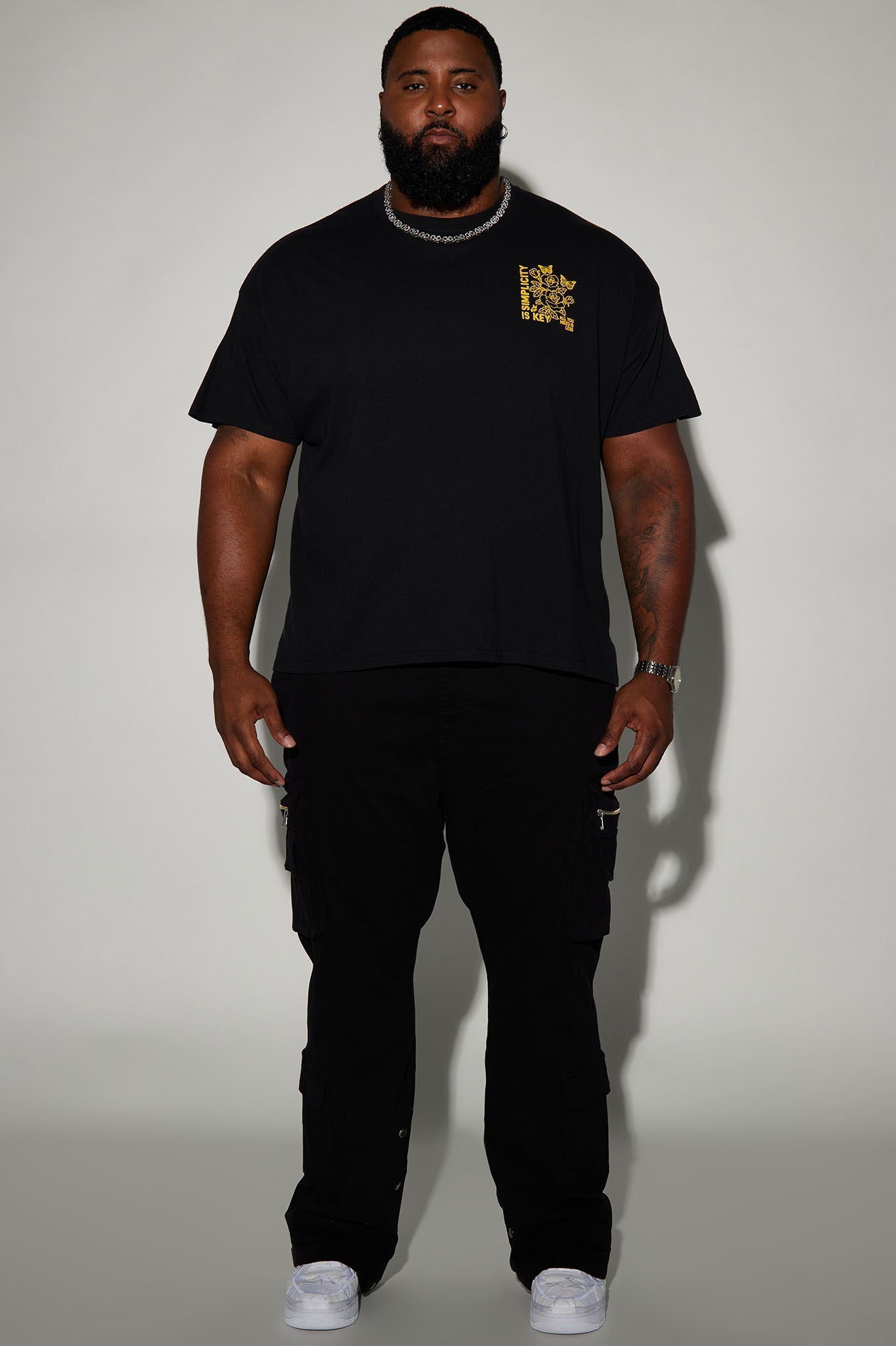 Simplicity Is Key Short Sleeve Tee - Black