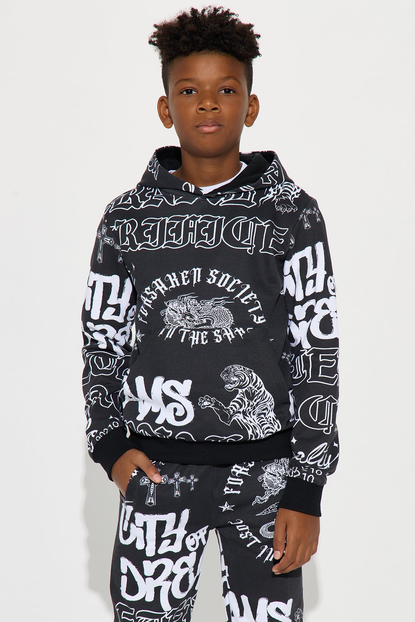 Mini City Of Dreams Hoodie - Black/combo