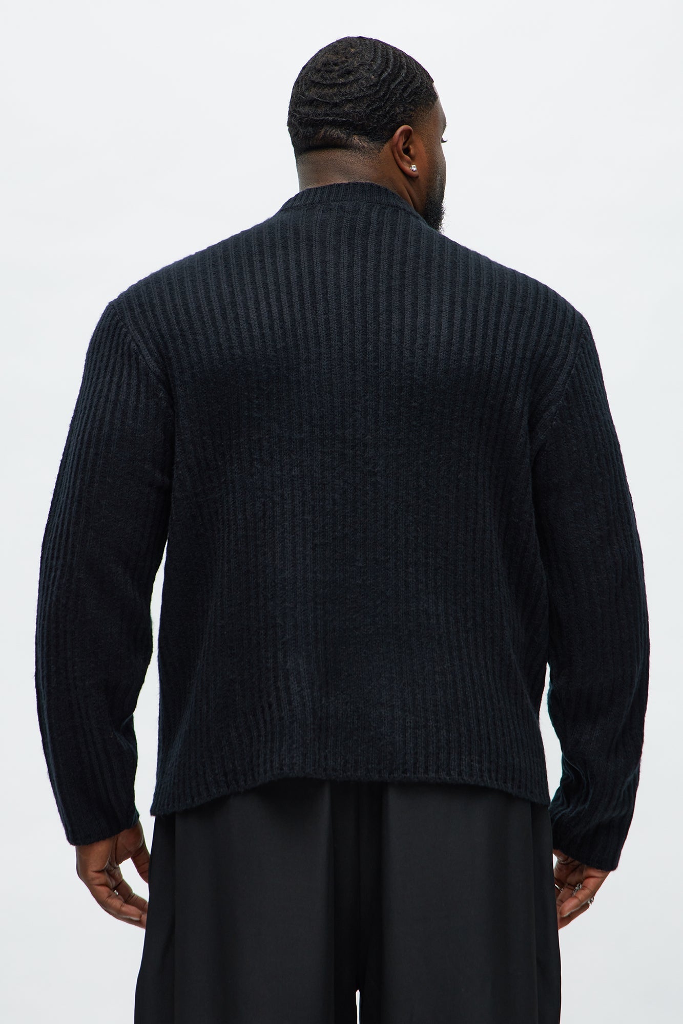 On My Way Crew Neck Sweater - Black