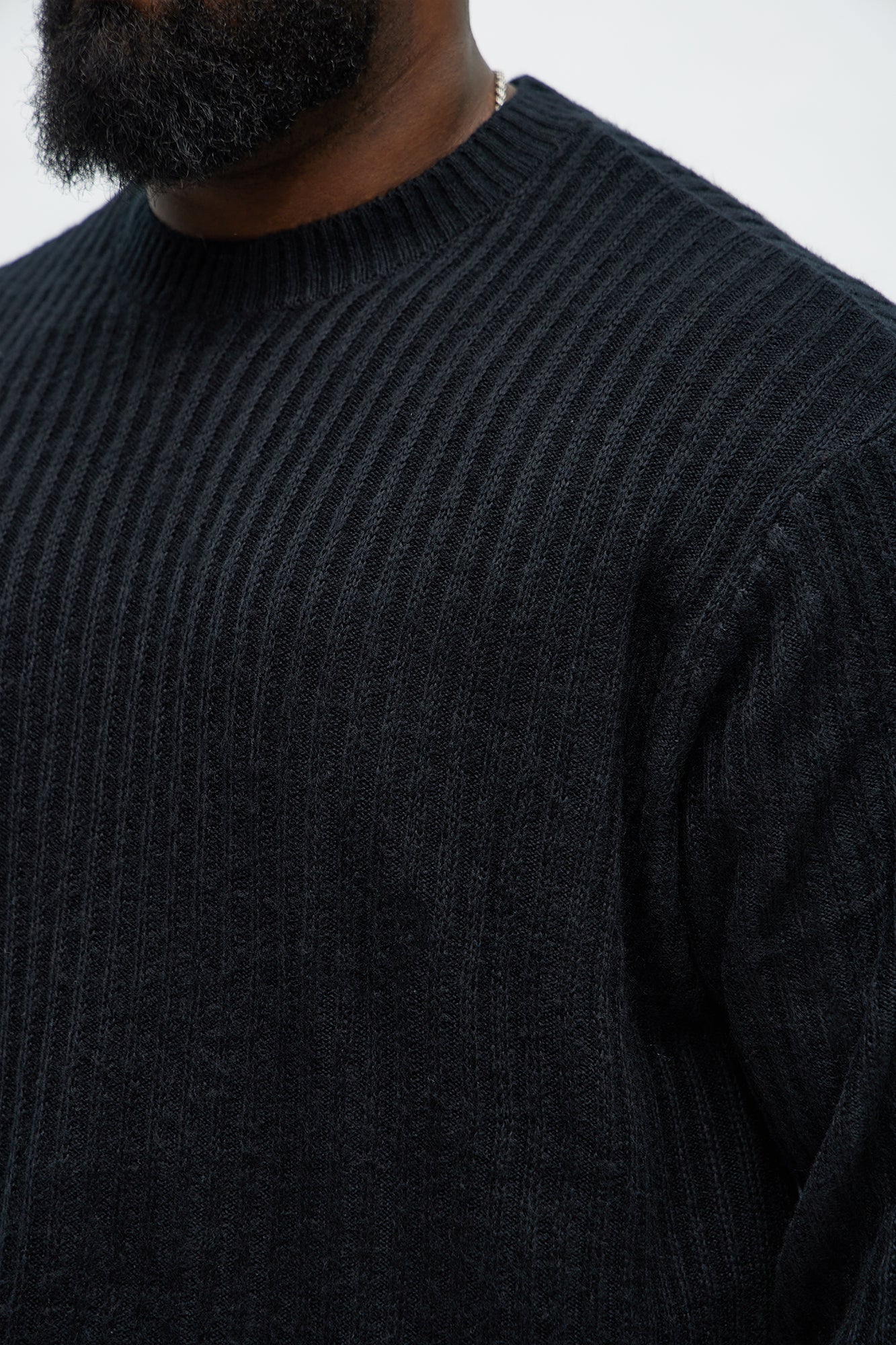On My Way Crew Neck Sweater - Black