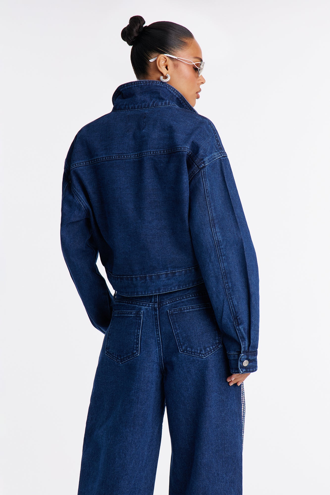 Dazzling Dream Denim Jacket - Dark Wash
