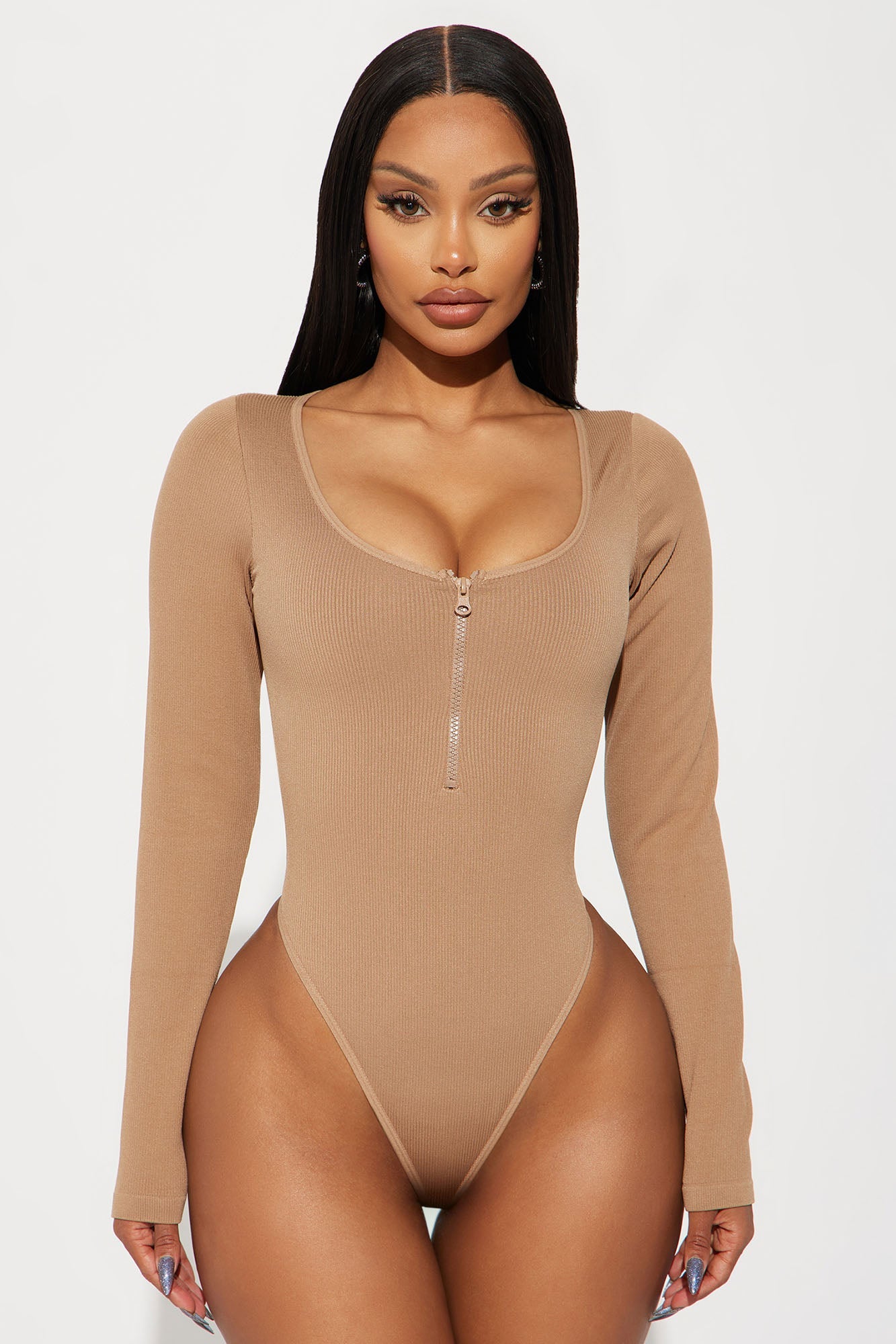 Celine Seamless Bodysuit - Taupe
