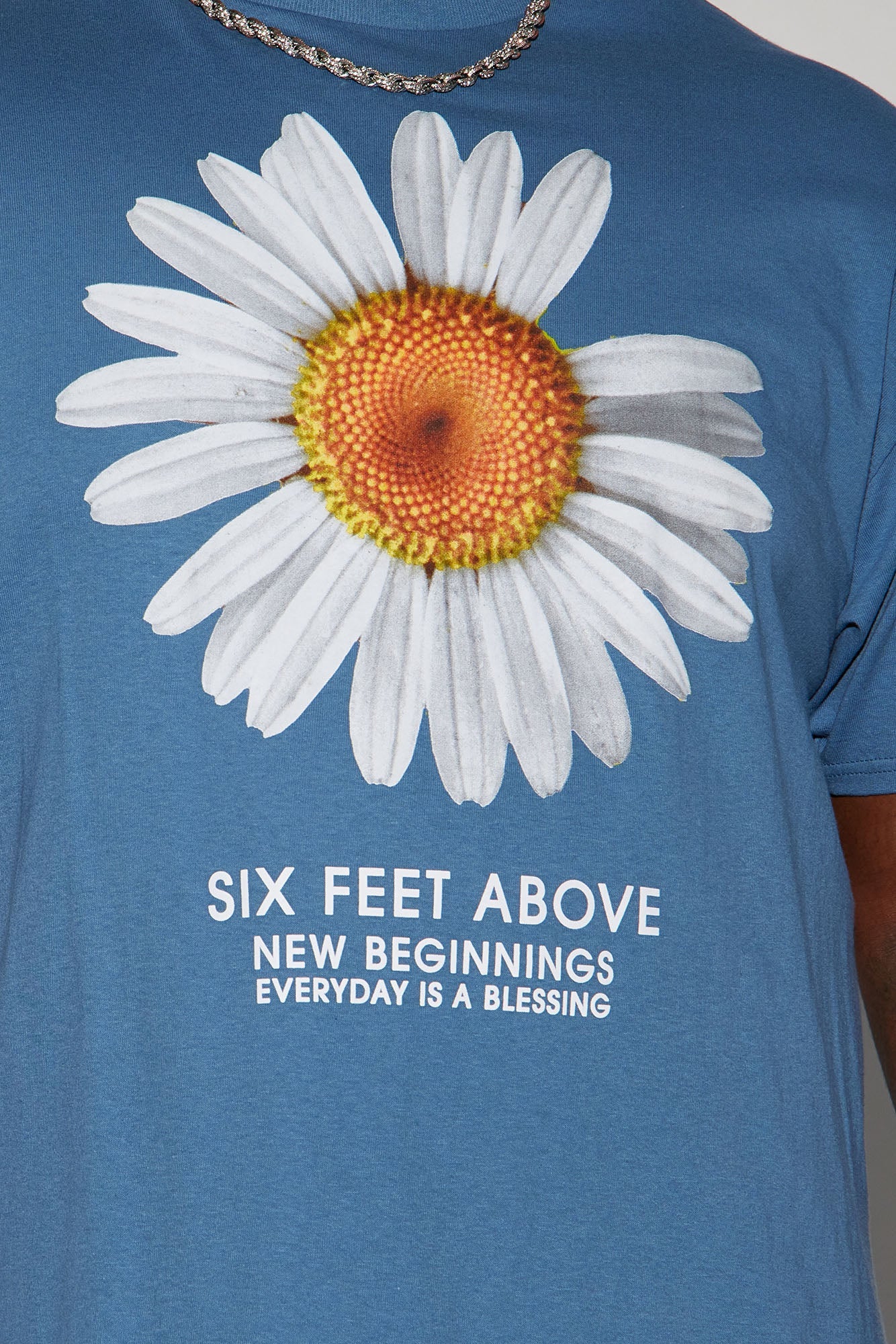 Everday Is A Blessing Short Sleeve Tee - Navy