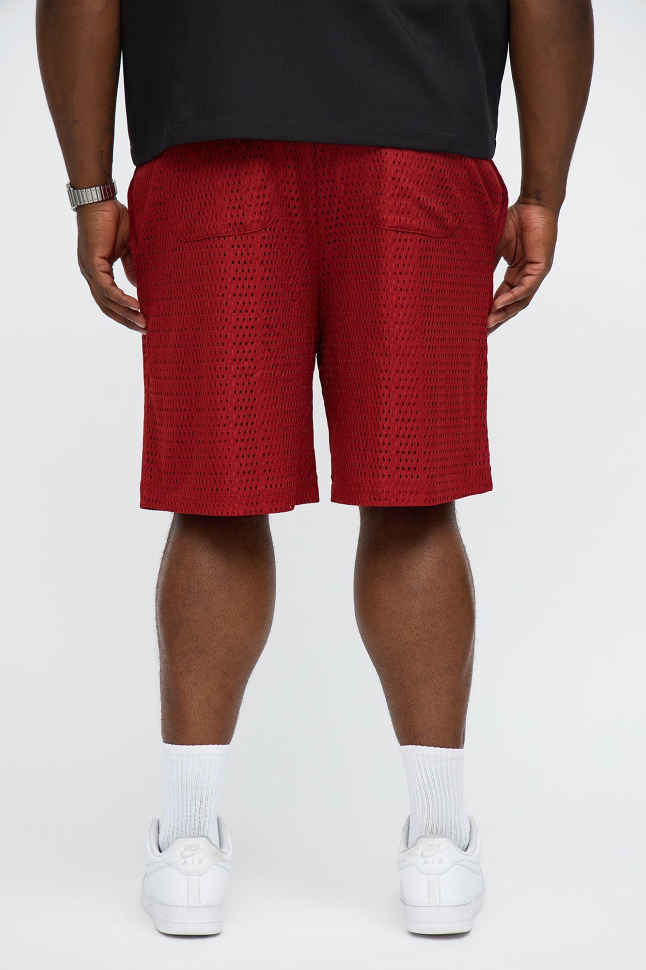 Relaxed Oarken Air Short - Burgundy