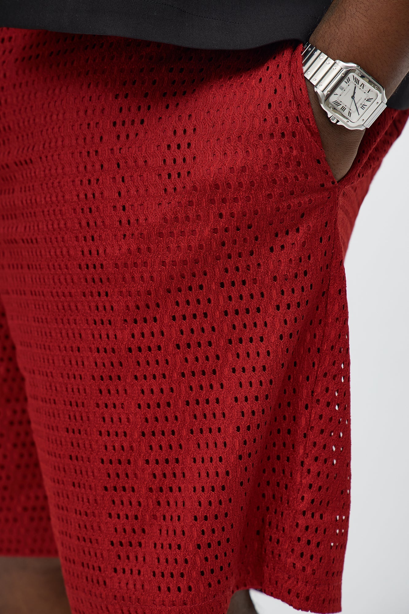 Relaxed Oarken Air Short - Burgundy