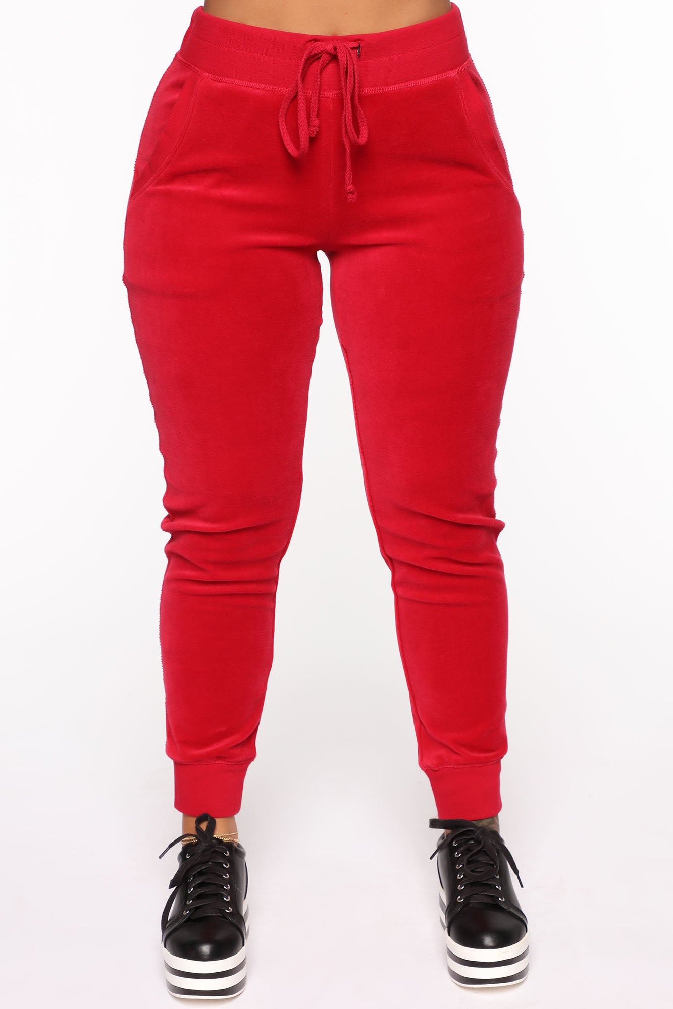 The Original Trendsetter Velour Set - Red