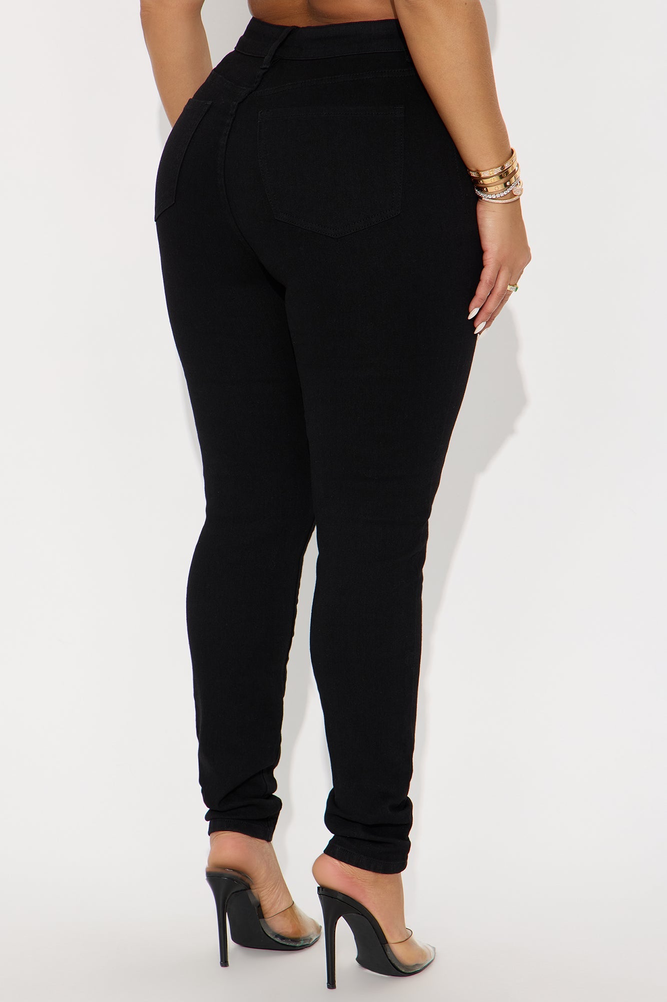 Decker Everyday High Rise Skinny Jeans - Black