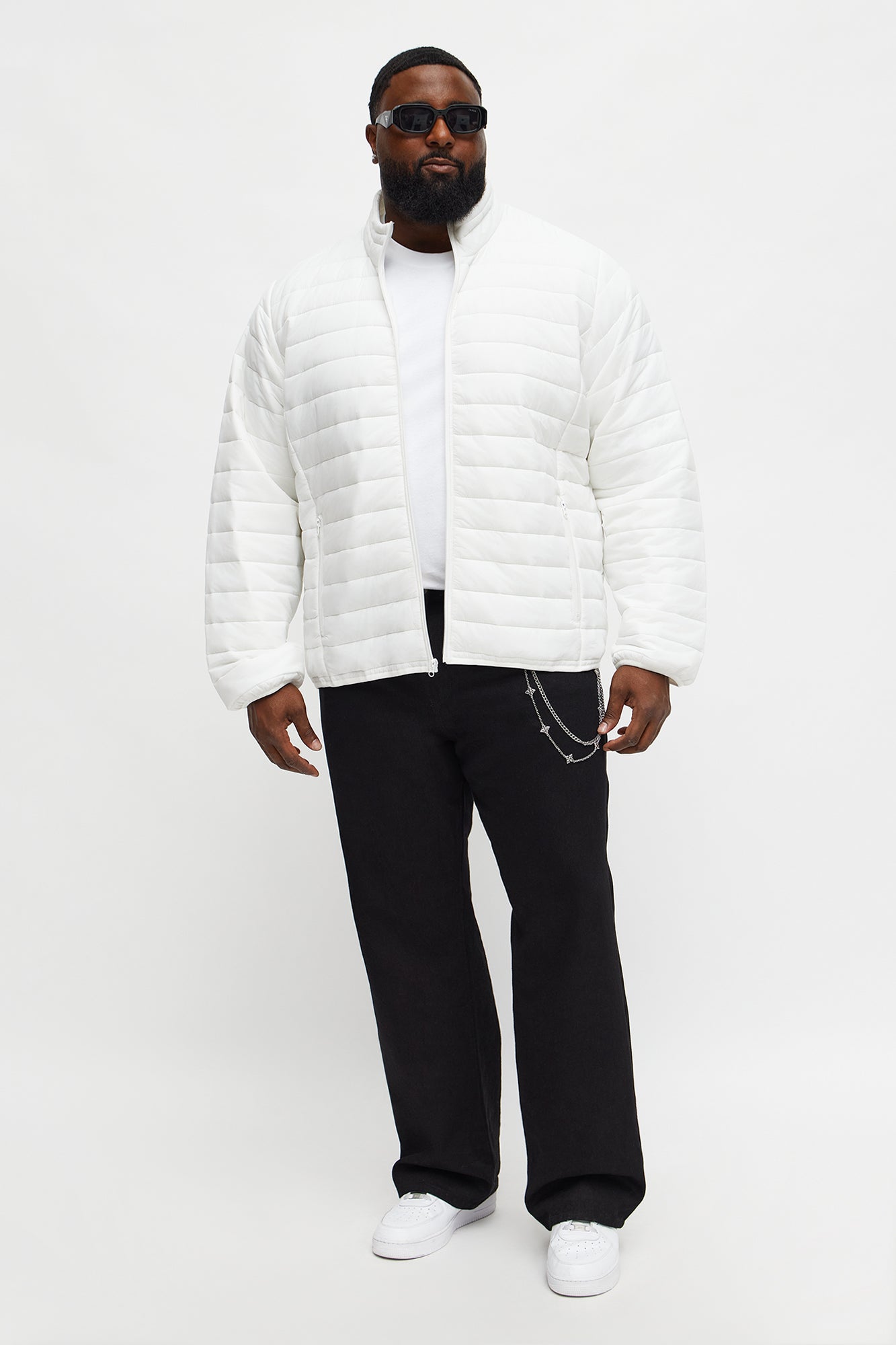 Wesley Packable Puffer Jacket - White