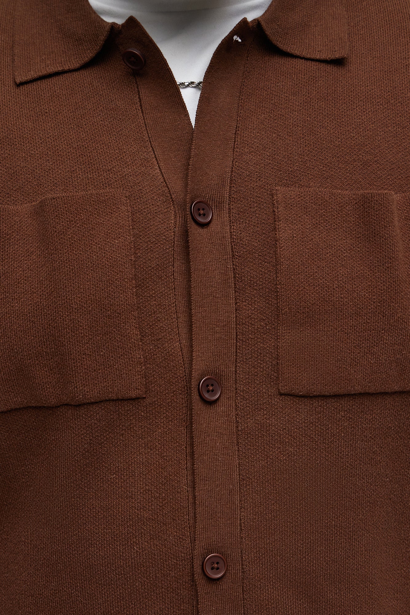 Daily Cardigan Sweater - Brown