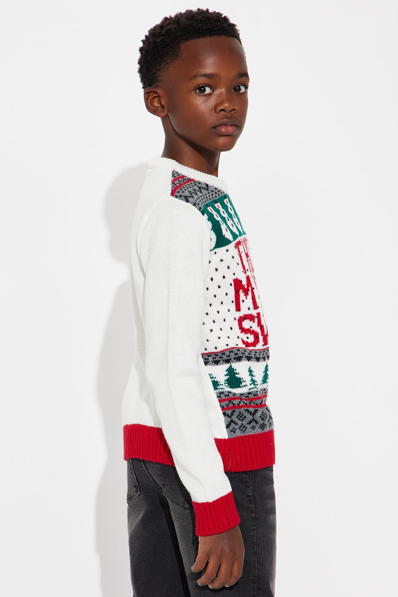 Mini This Is My Ugly Sweater Christmas Sweater - Multi Color